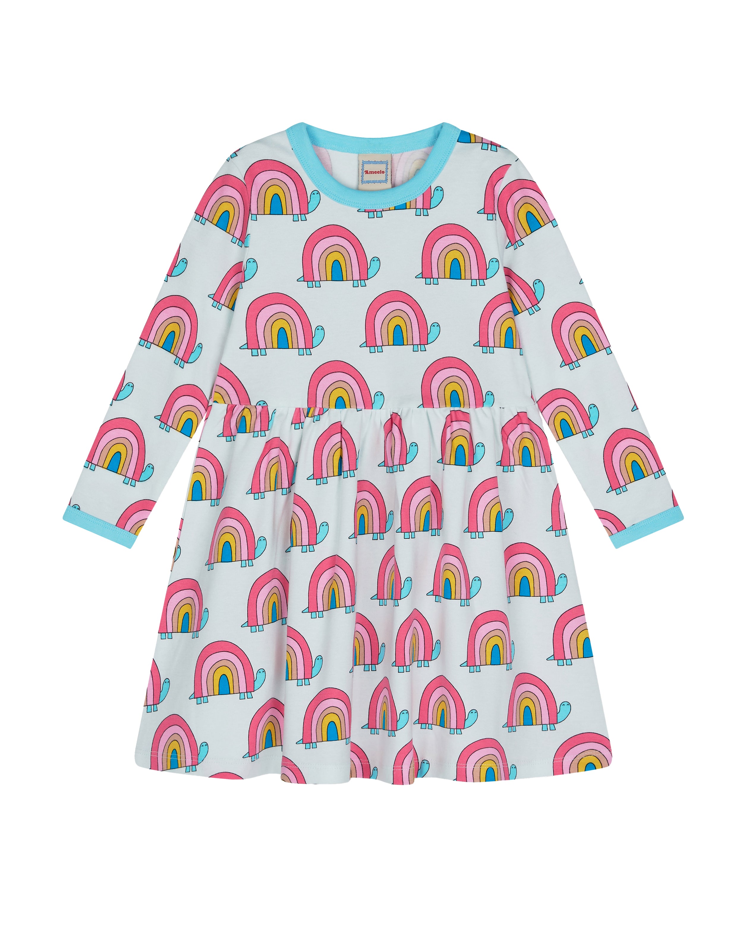Emma Dress - Rainbow Turtle - Ameelo