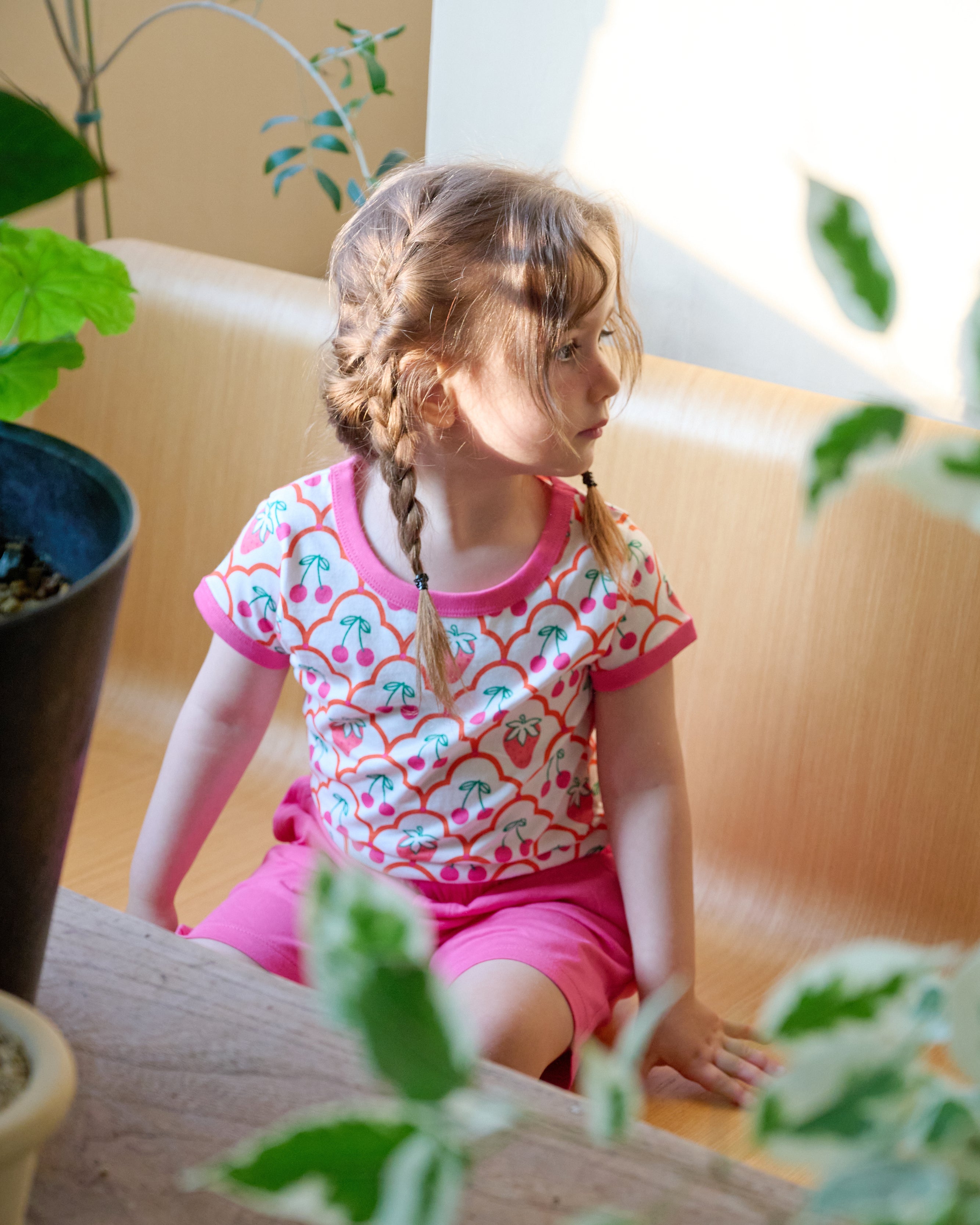 Cody Short Sleeve T-Shirt - Cherry Berry - Ameelo