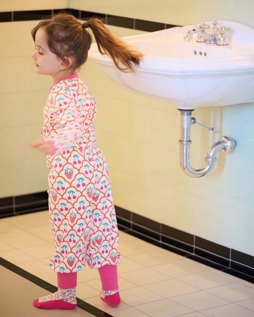 organic cotton - Asher Pants - Cherry Berry - Pants - Ameelo - baby kids clothing