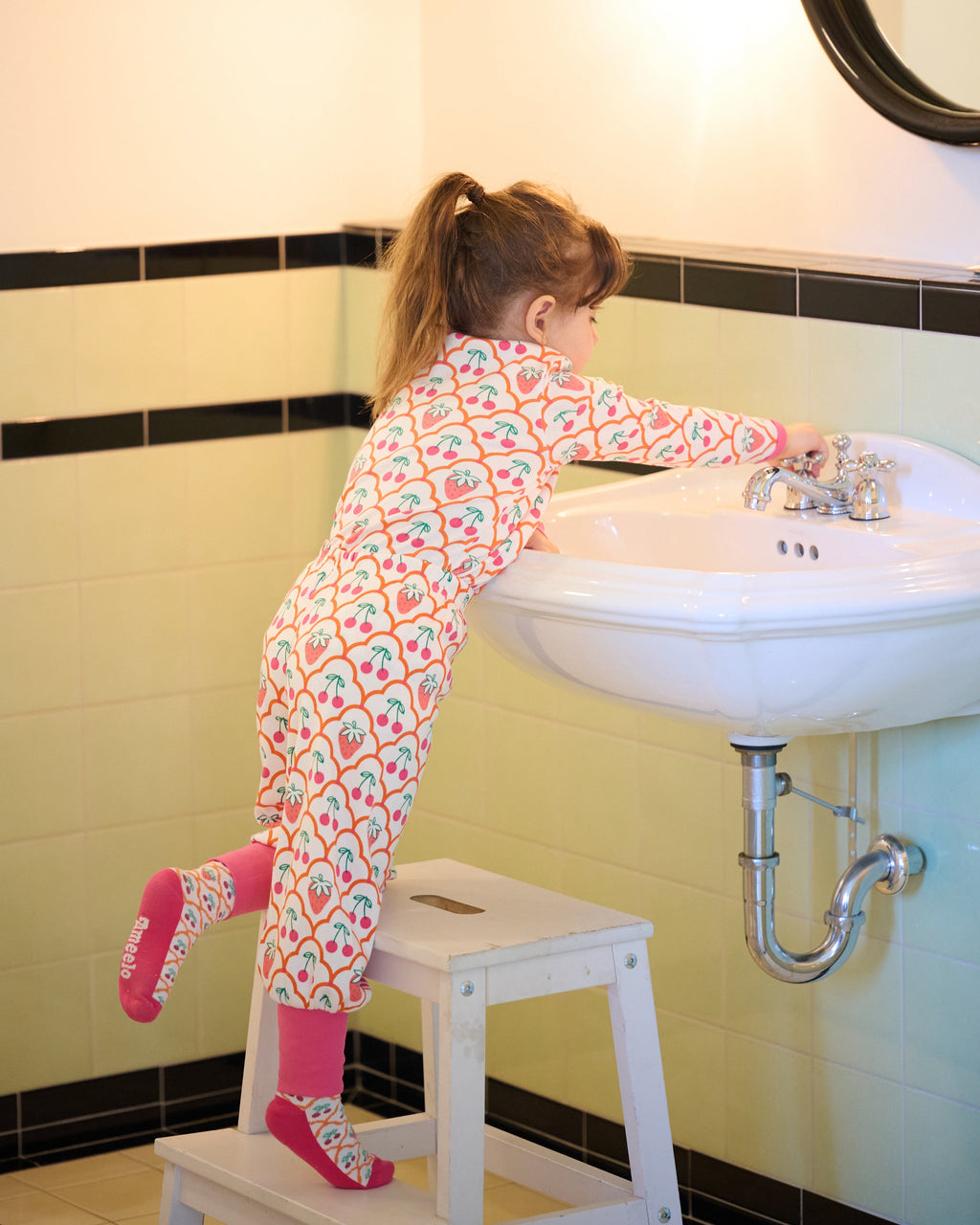 organic cotton - Asher Pants - Cherry Berry - Pants - Ameelo - baby kids clothing