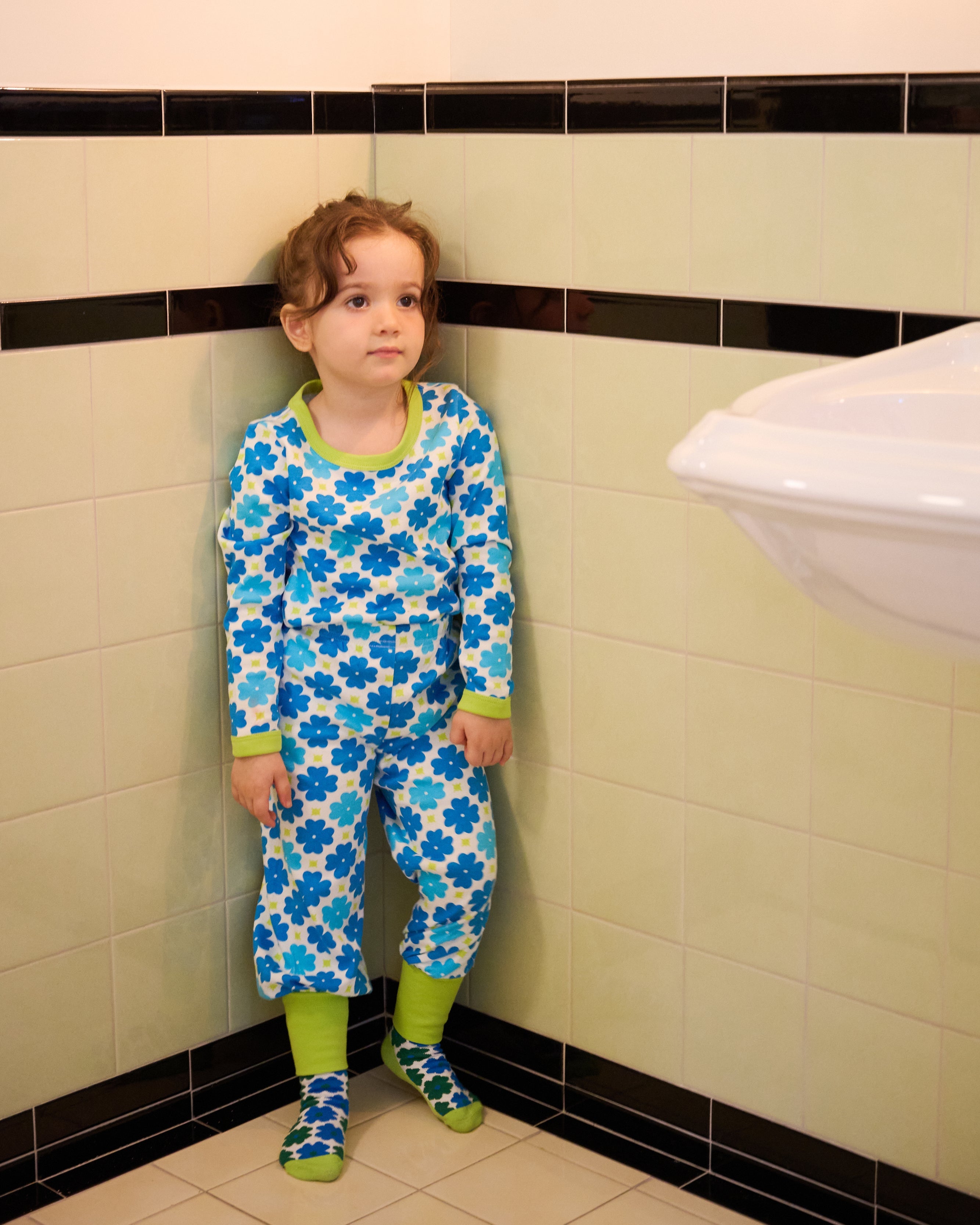 organic cotton - Asher Pants - Sky Clover - Pants - Ameelo - baby kids clothing