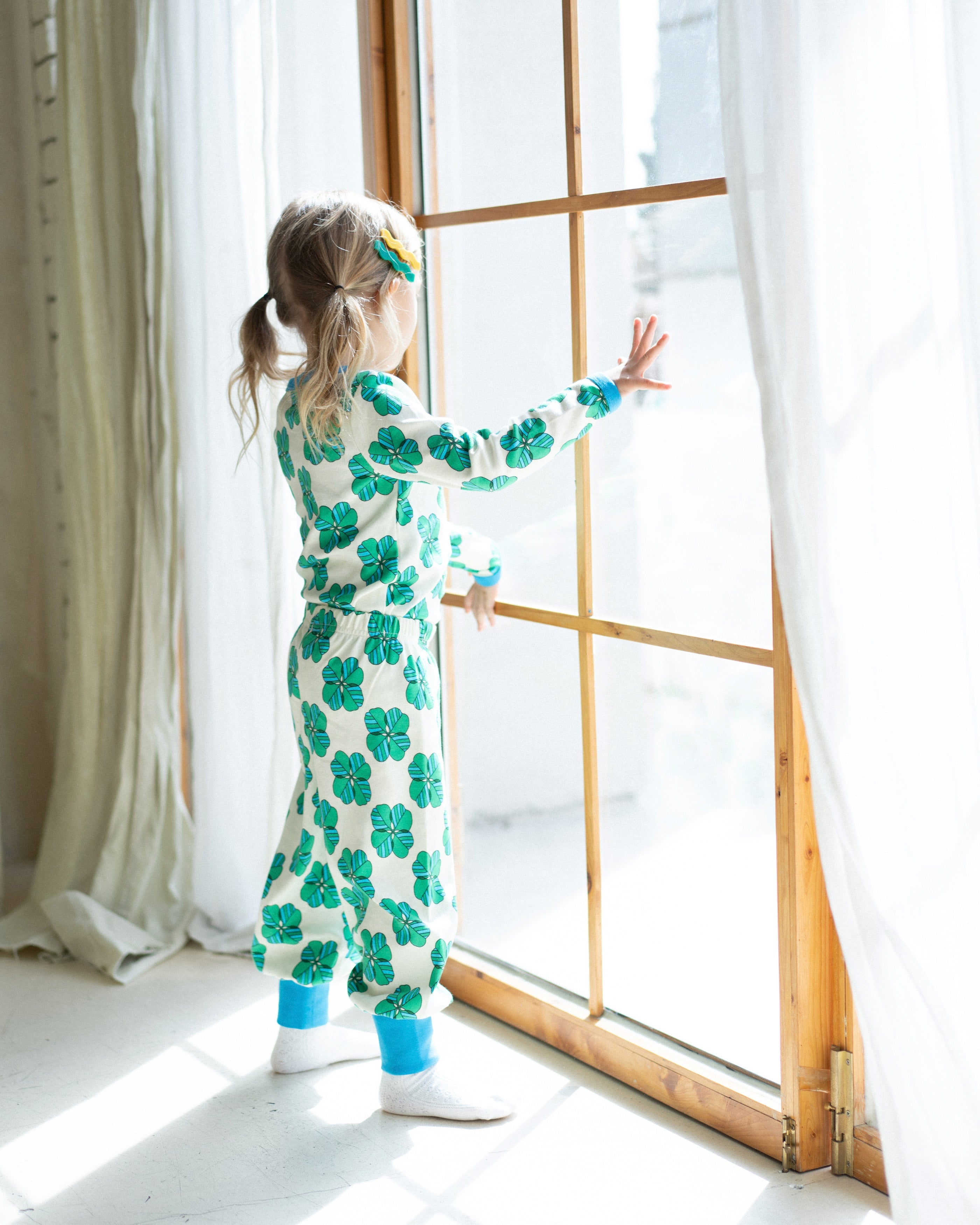 organic cotton - Avery Pants - Spring Clover - Pants - Ameelo - baby kids clothing