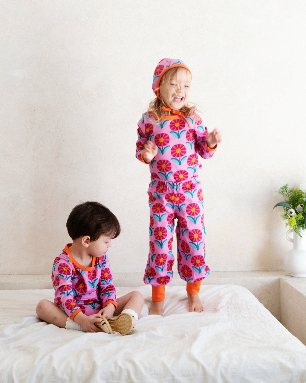 organic cotton - Avery Pants - Sunny Flower - Pants - Ameelo - baby kids clothing