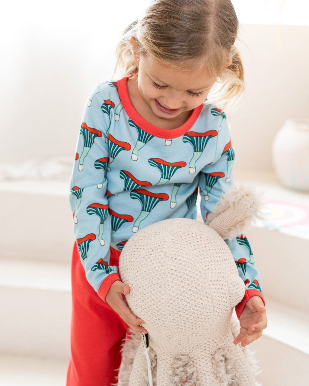 organic cotton - Avery T-Shirt - Mushroom - T-Shirt - Ameelo - baby kids clothing