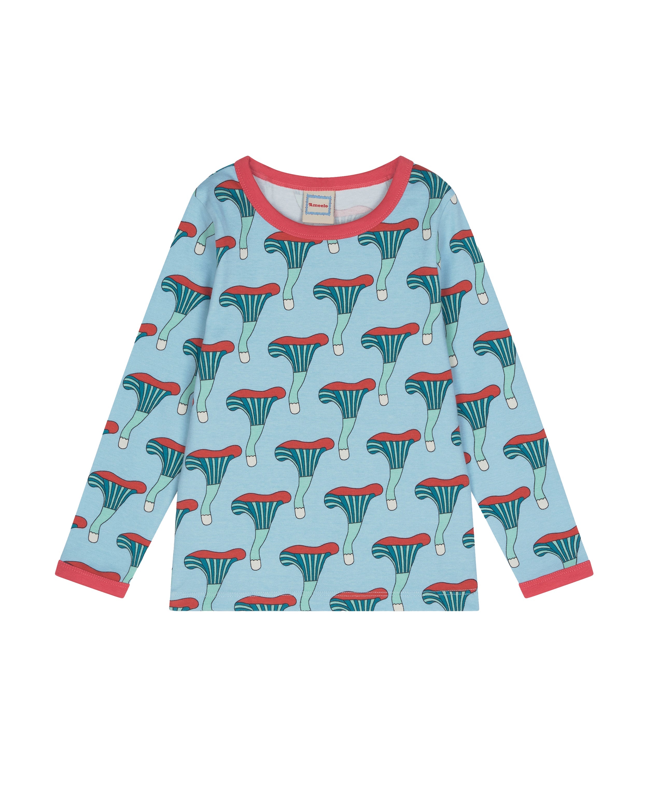 organic cotton - Avery T-Shirt - Mushroom - T-Shirt - Ameelo - baby kids clothing