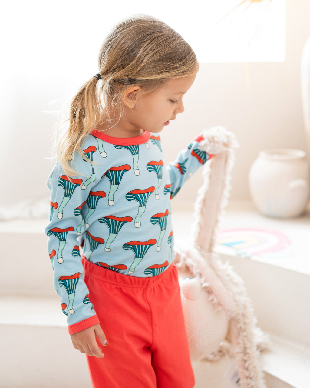 organic cotton - Avery T-Shirt - Mushroom - T-Shirt - Ameelo - baby kids clothing