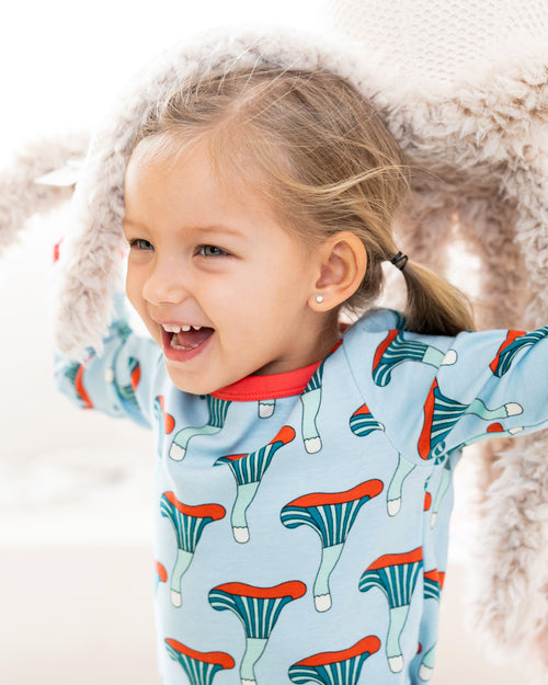 organic cotton - Avery T-Shirt - Mushroom - T-Shirt - Ameelo - baby kids clothing