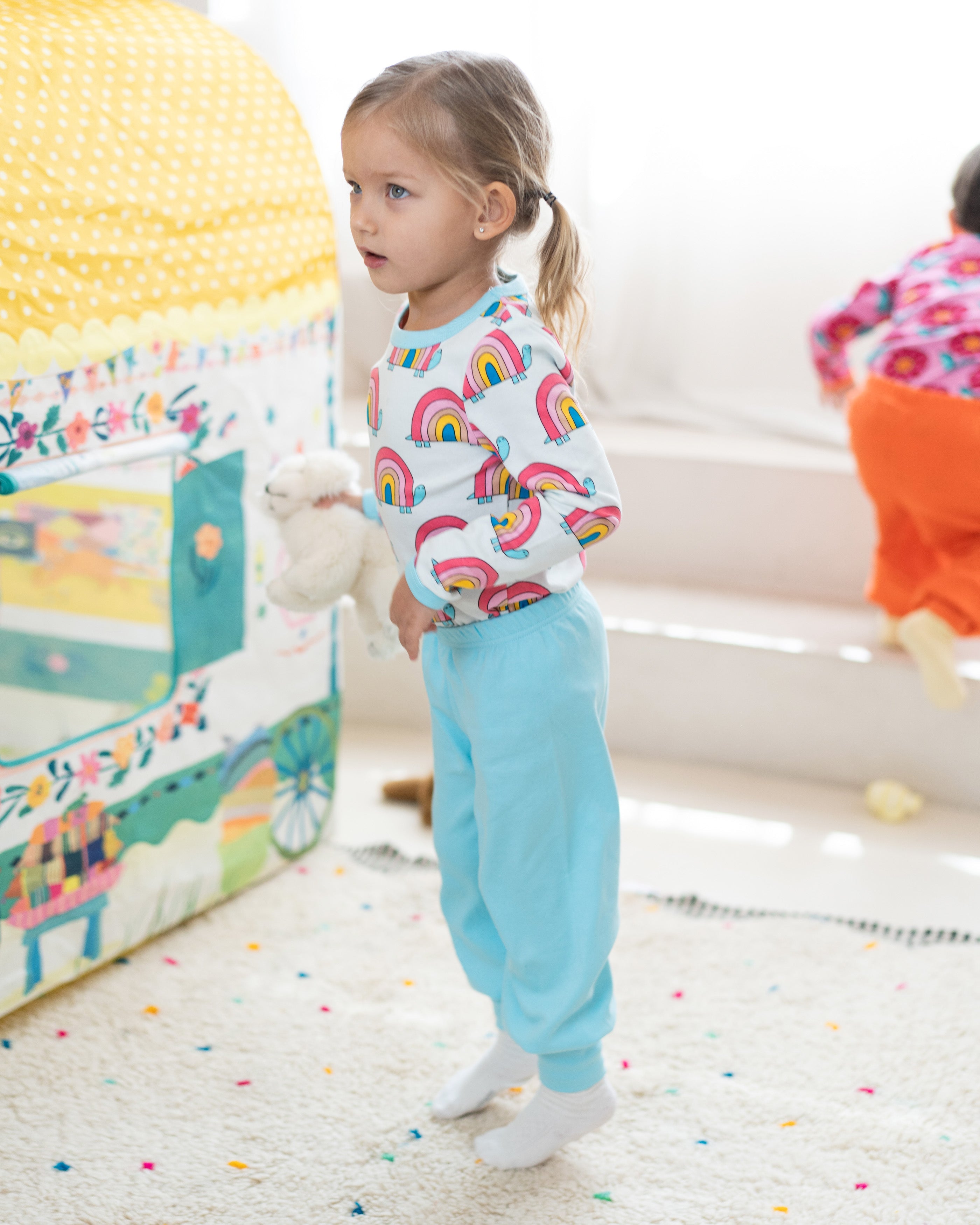 organic cotton - Avery T-Shirt - Rainbow Turtle - T-Shirt - Ameelo - baby kids clothing