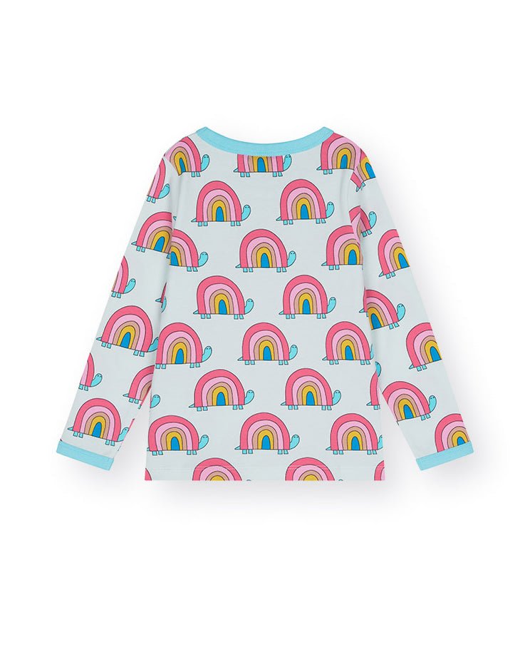 organic cotton - Avery T-Shirt - Rainbow Turtle - T-Shirt - Ameelo - baby kids clothing
