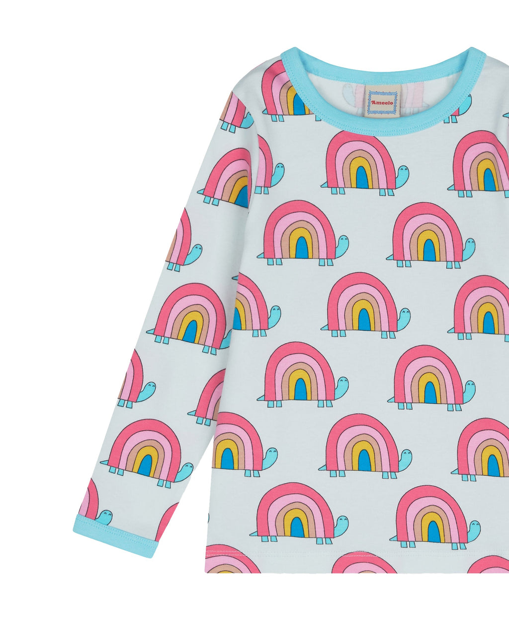 organic cotton - Avery T-Shirt - Rainbow Turtle - T-Shirt - Ameelo - baby kids clothing