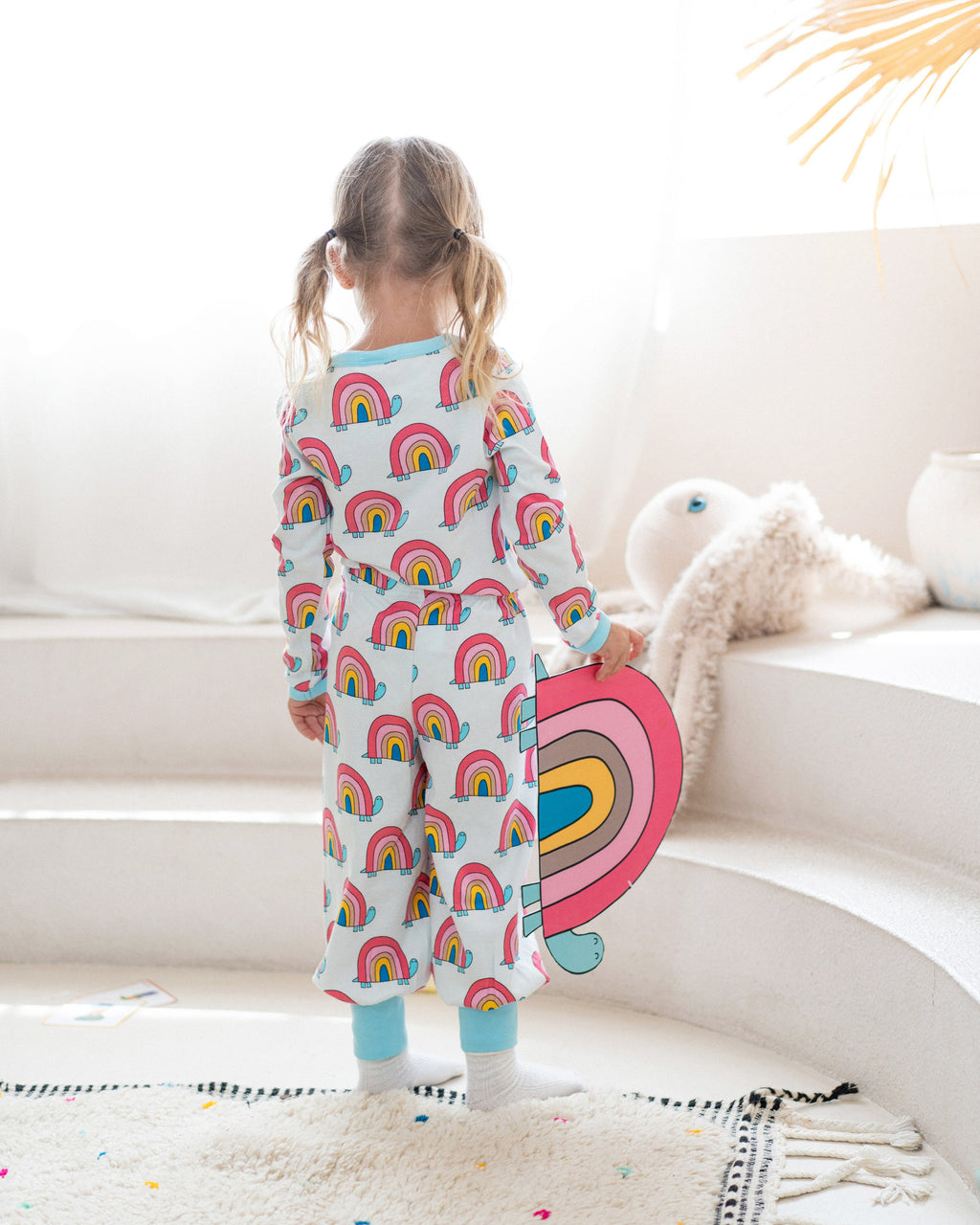 organic cotton - Avery T-Shirt - Rainbow Turtle - T-Shirt - Ameelo - baby kids clothing