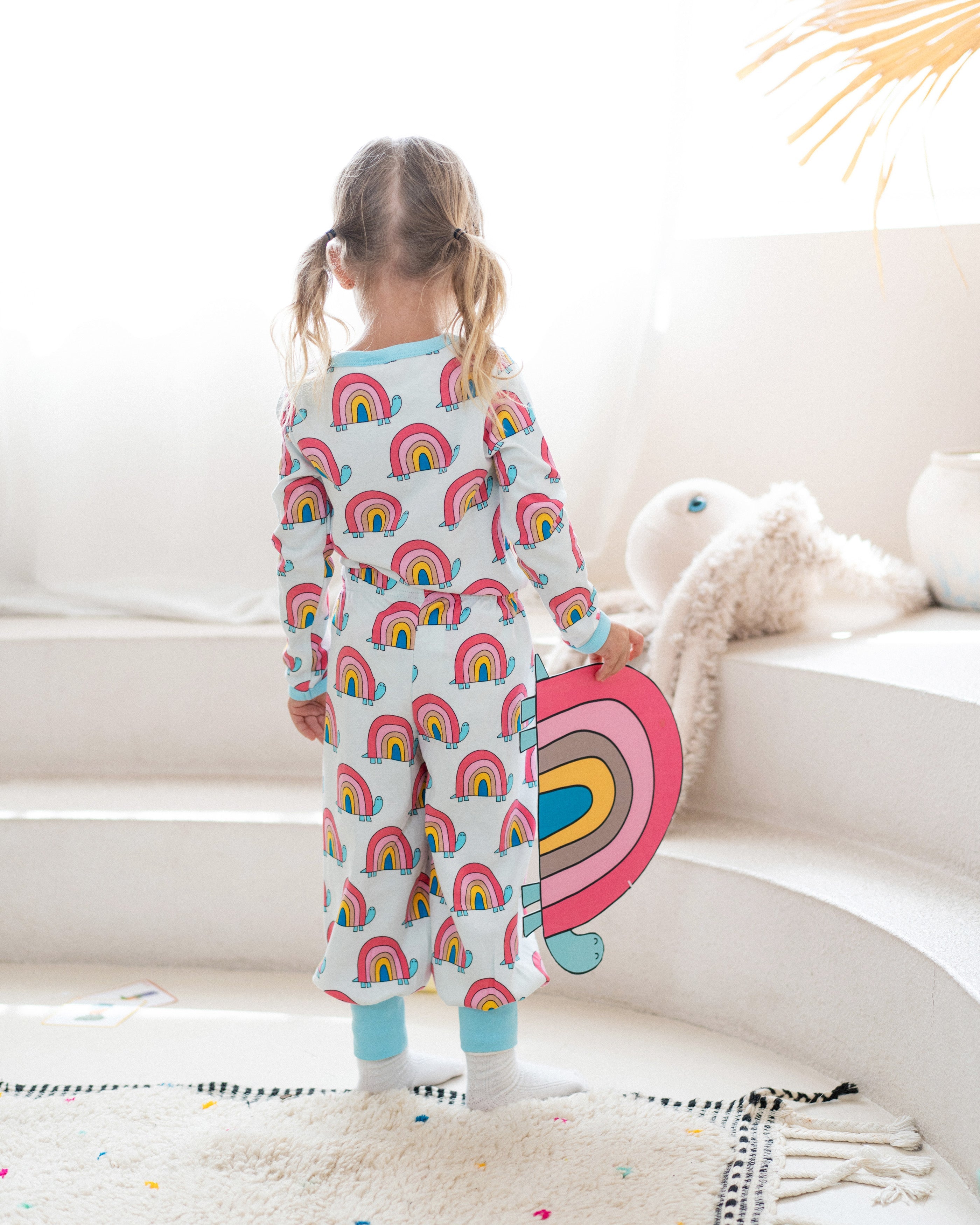 organic cotton - Avery T-Shirt - Rainbow Turtle - T-Shirt - Ameelo - baby kids clothing