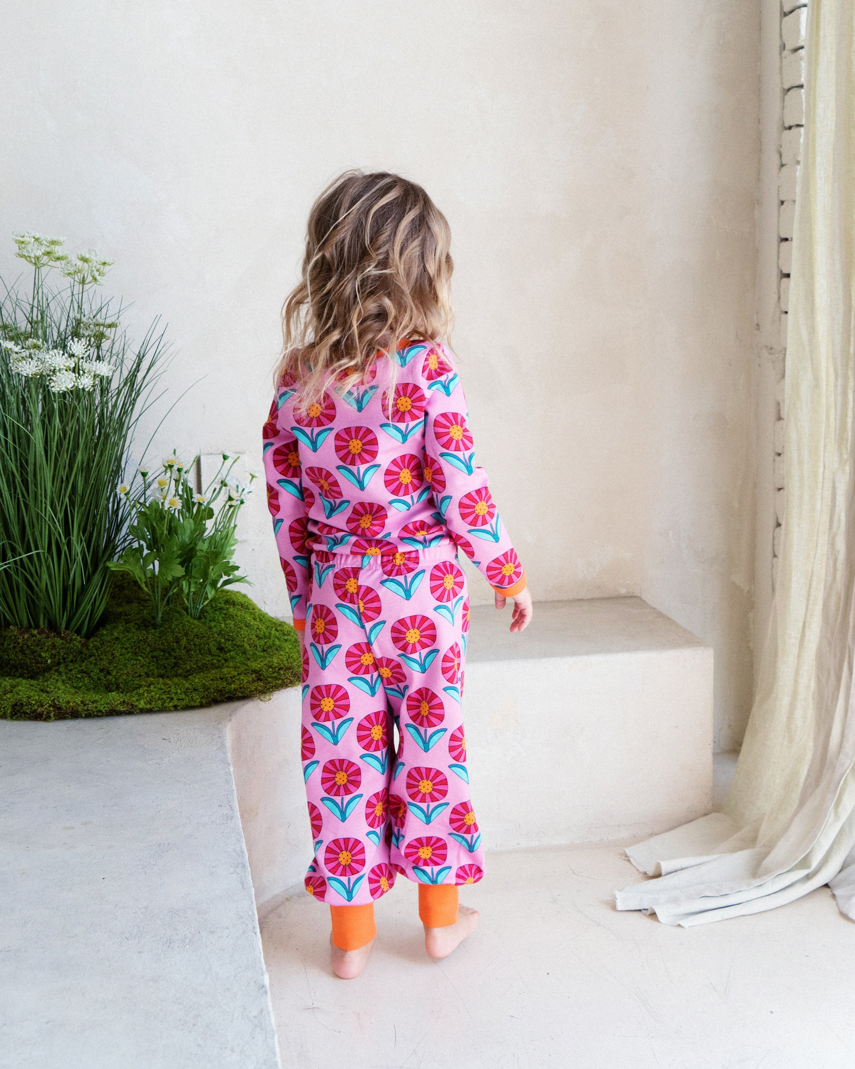 organic cotton - Avery T-Shirt - Sunny Flower - T-Shirt - Ameelo - baby kids clothing