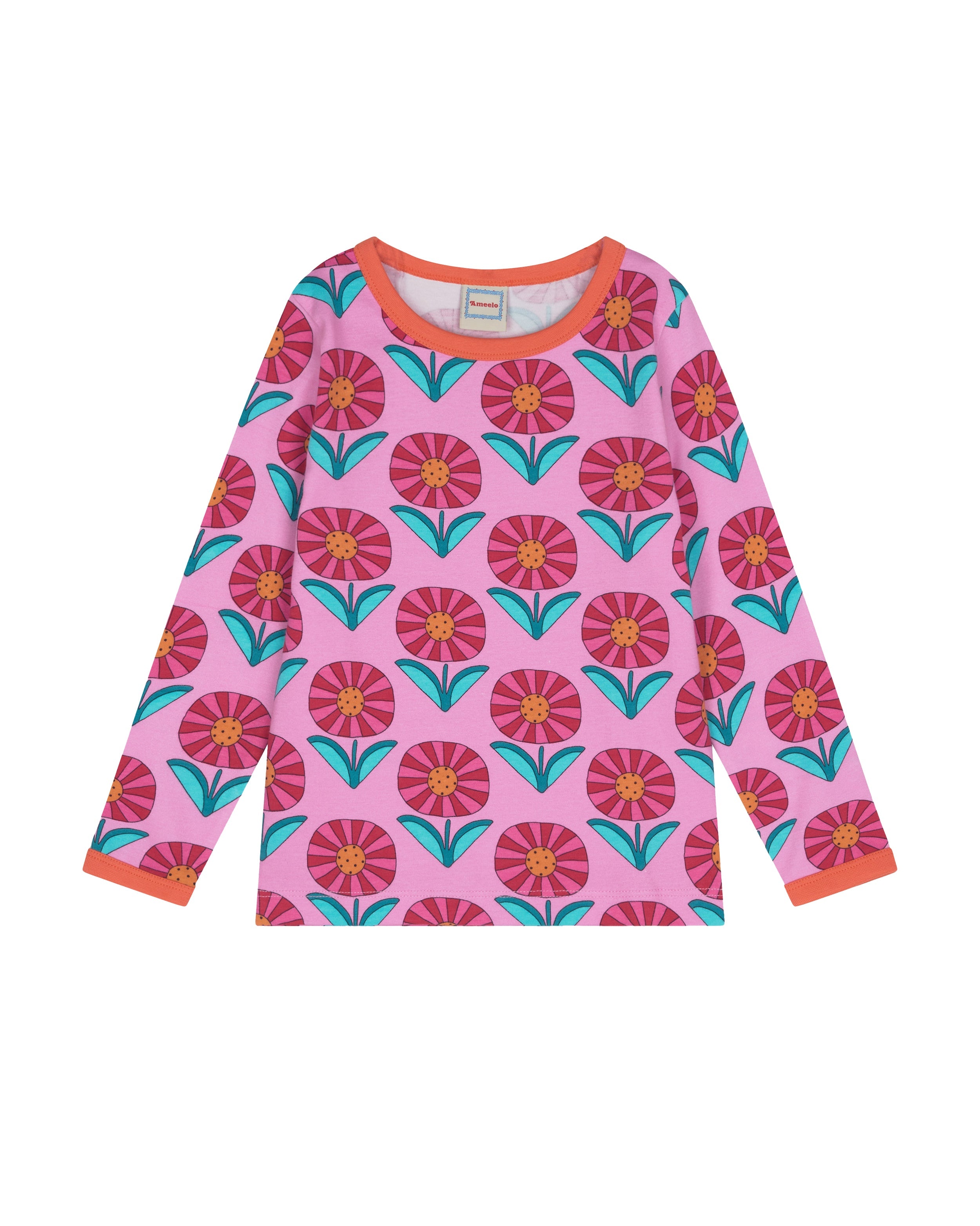 organic cotton - Avery T-Shirt - Sunny Flower - T-Shirt - Ameelo - baby kids clothing
