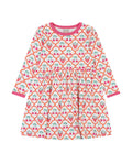 organic cotton - Ayla Dress - Cherry Berry - Dress - Ameelo - baby kids clothing