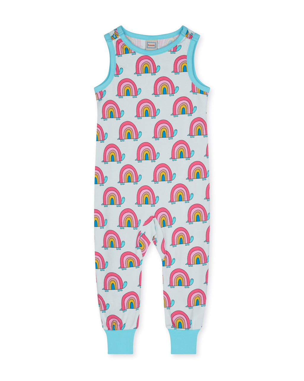 organic cotton - Billie Dungarees - Rainbow Turtle - Dungarees - Ameelo - baby kids clothing