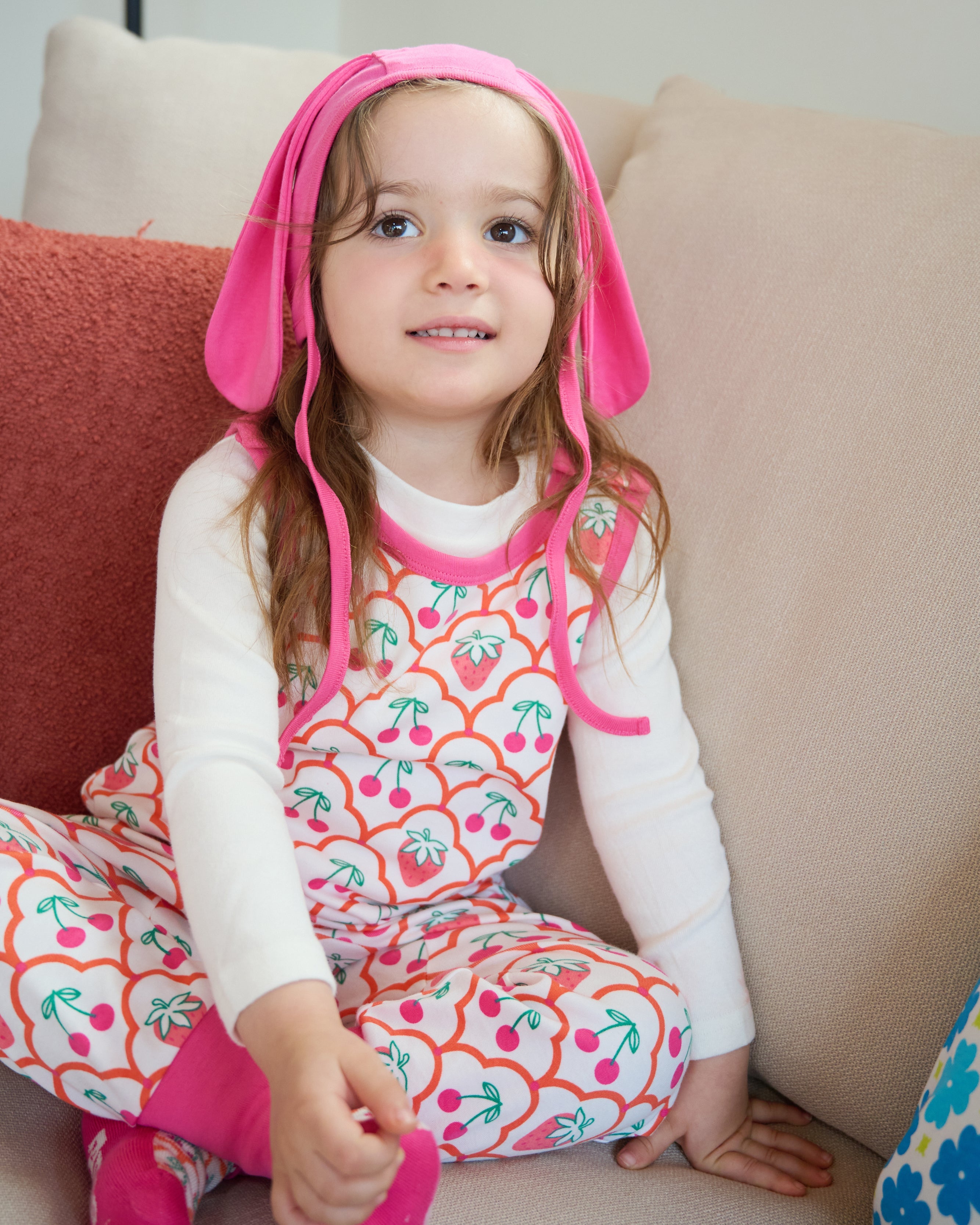 organic cotton - Bobby Bunny Bonnet - Pink - Bonnet - Ameelo - baby kids clothing