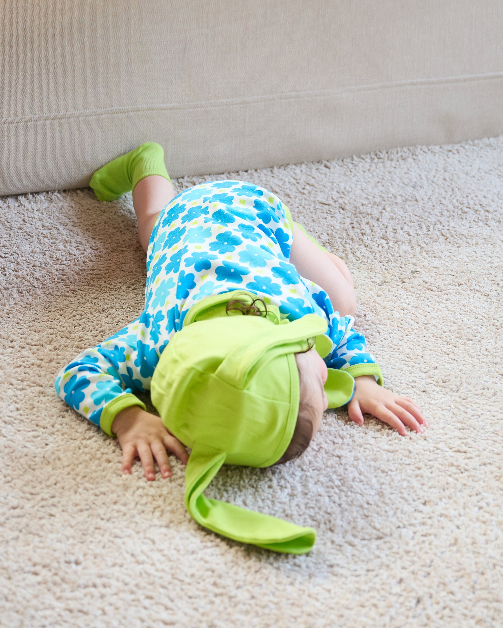 organic cotton - Bobby Bunny Bonnet - Yellow Green - Bonnet - Ameelo - baby kids clothing