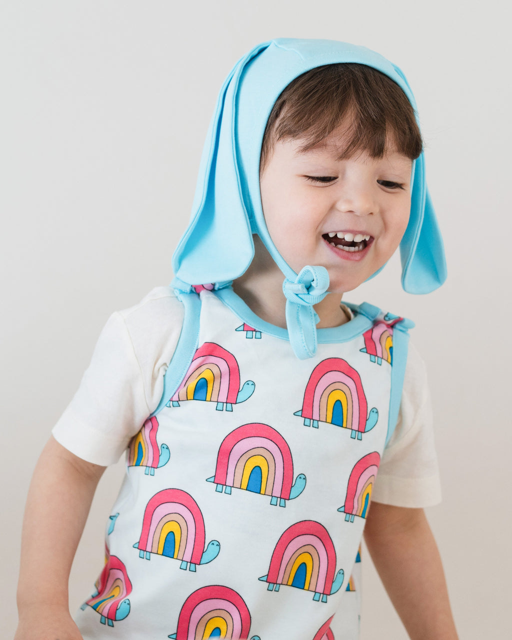 organic cotton - Bunny Bonnet - Mint - Bonnet - Ameelo - baby kids clothing