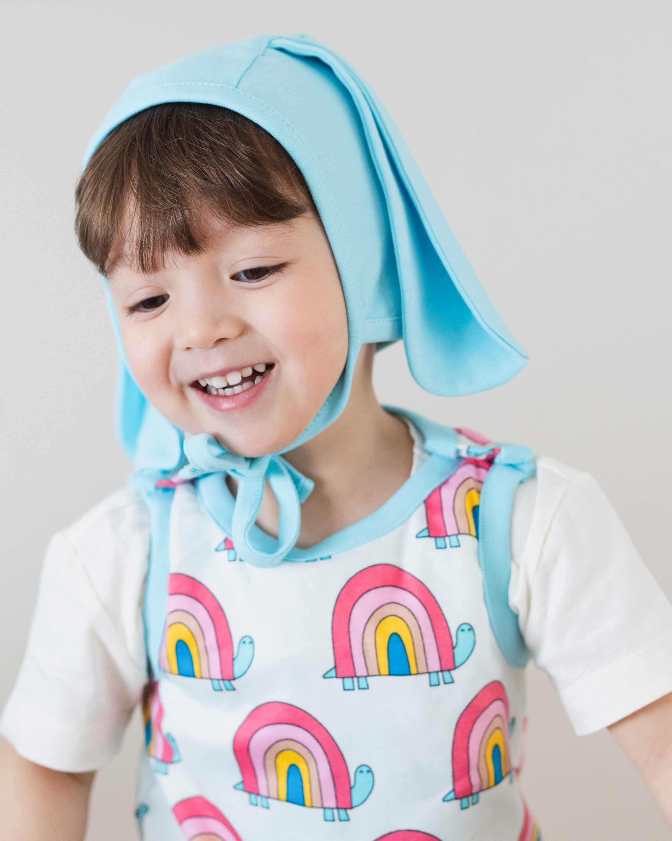 organic cotton - Bunny Bonnet - Mint - Bonnet - Ameelo - baby kids clothing