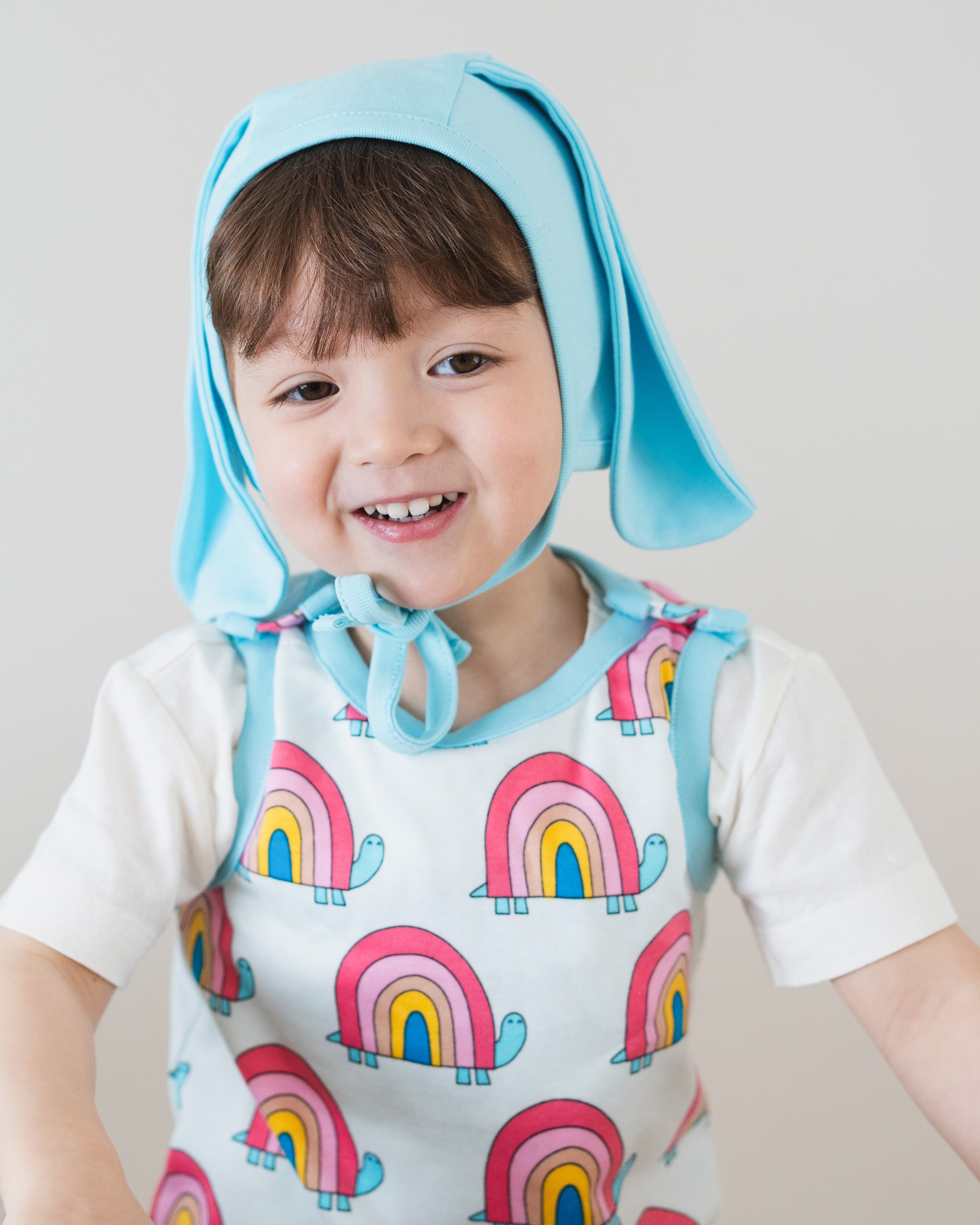 organic cotton - Bunny Bonnet - Mint - Bonnet - Ameelo - baby kids clothing