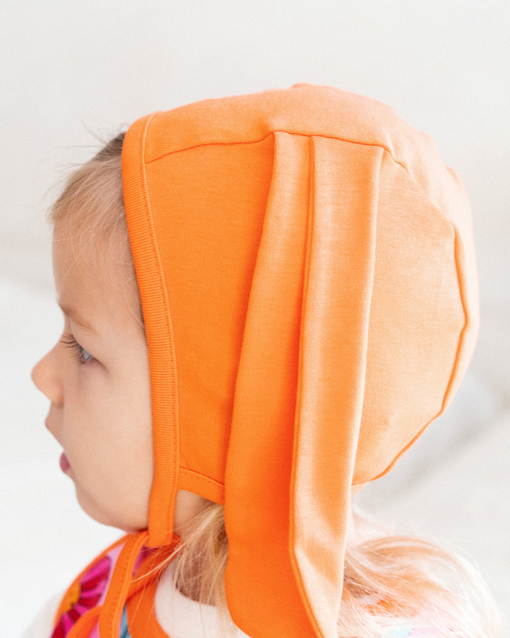 organic cotton - Bunny Bonnet - Orange - Bonnet - Ameelo - baby kids clothing