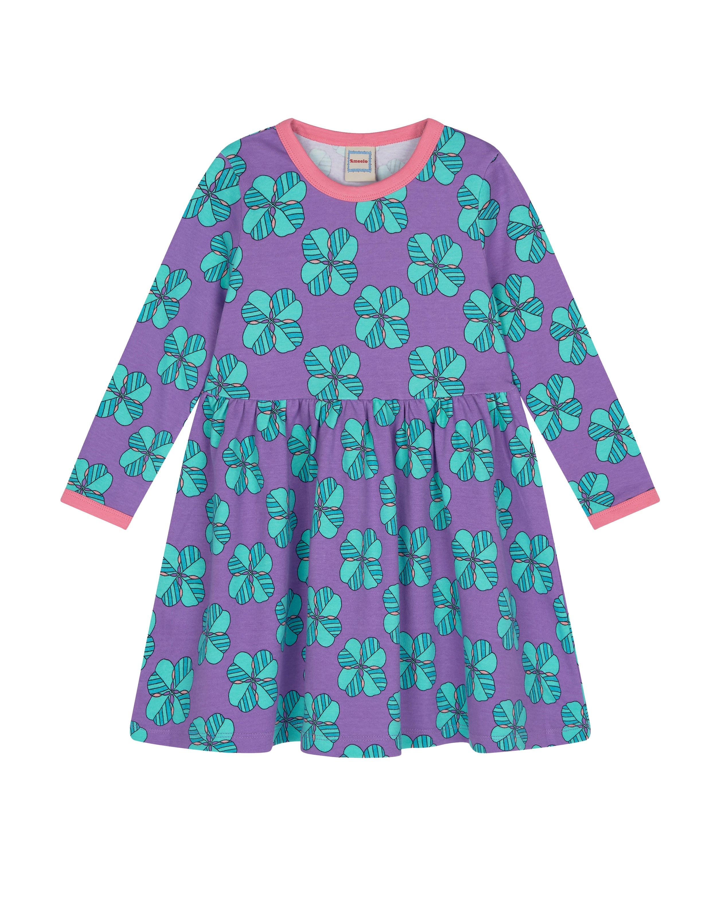 organic cotton - Emma Dress - Chilling Clover - Dress - Ameelo - baby kids clothing