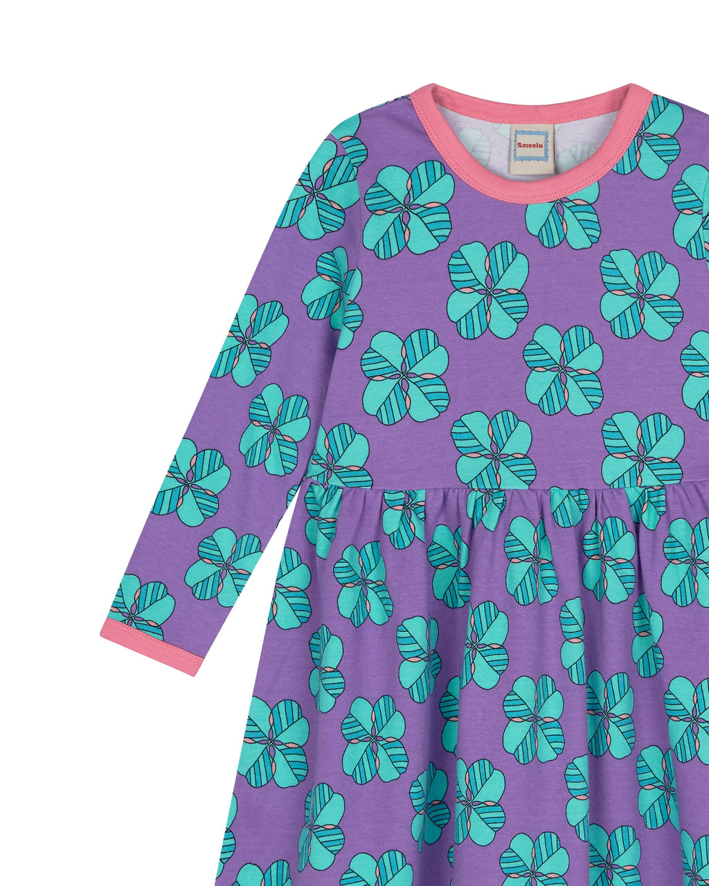 organic cotton - Emma Dress - Chilling Clover - Dress - Ameelo - baby kids clothing