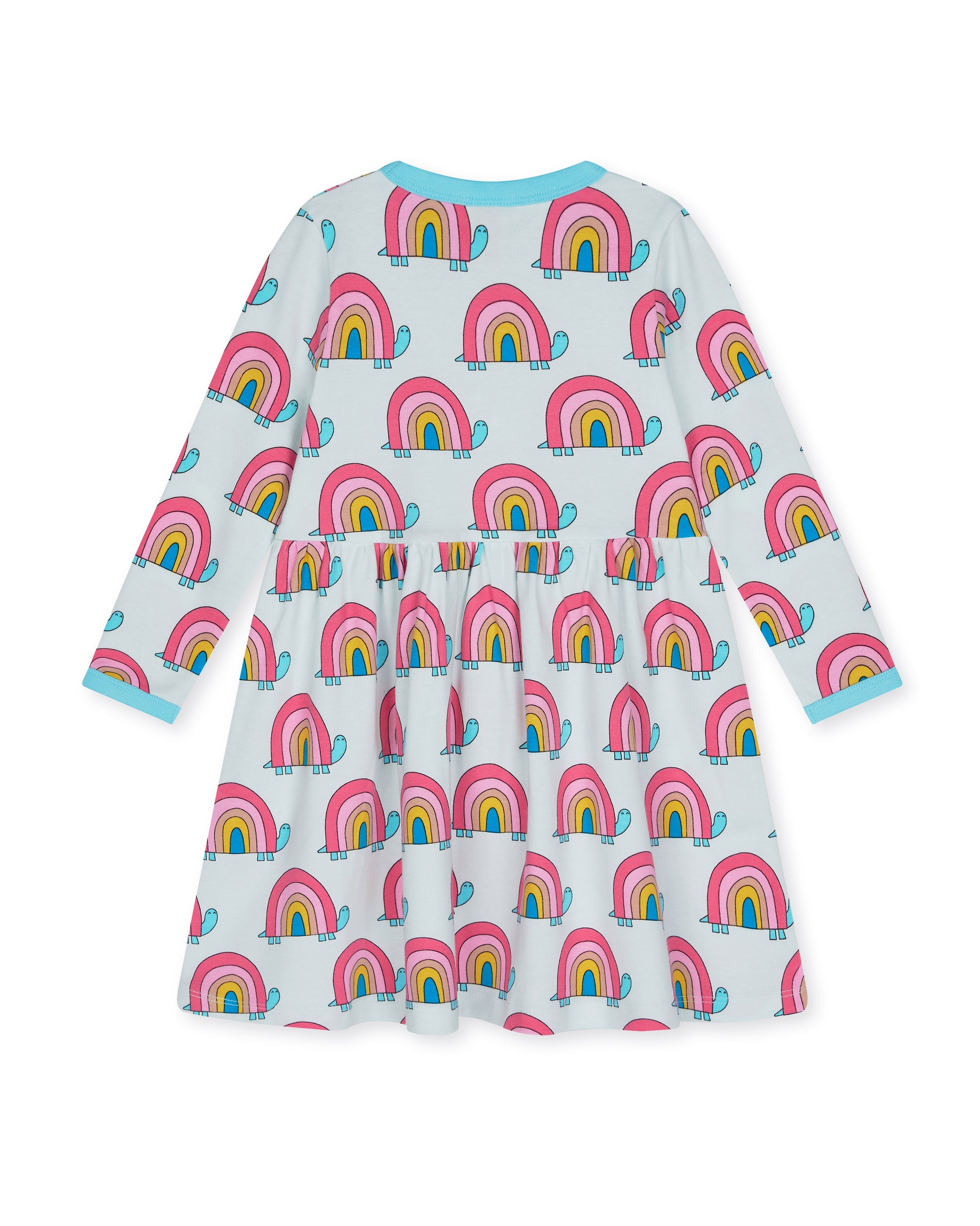 organic cotton - Emma Dress - Rainbow Turtle - Dress - Ameelo - baby kids clothing