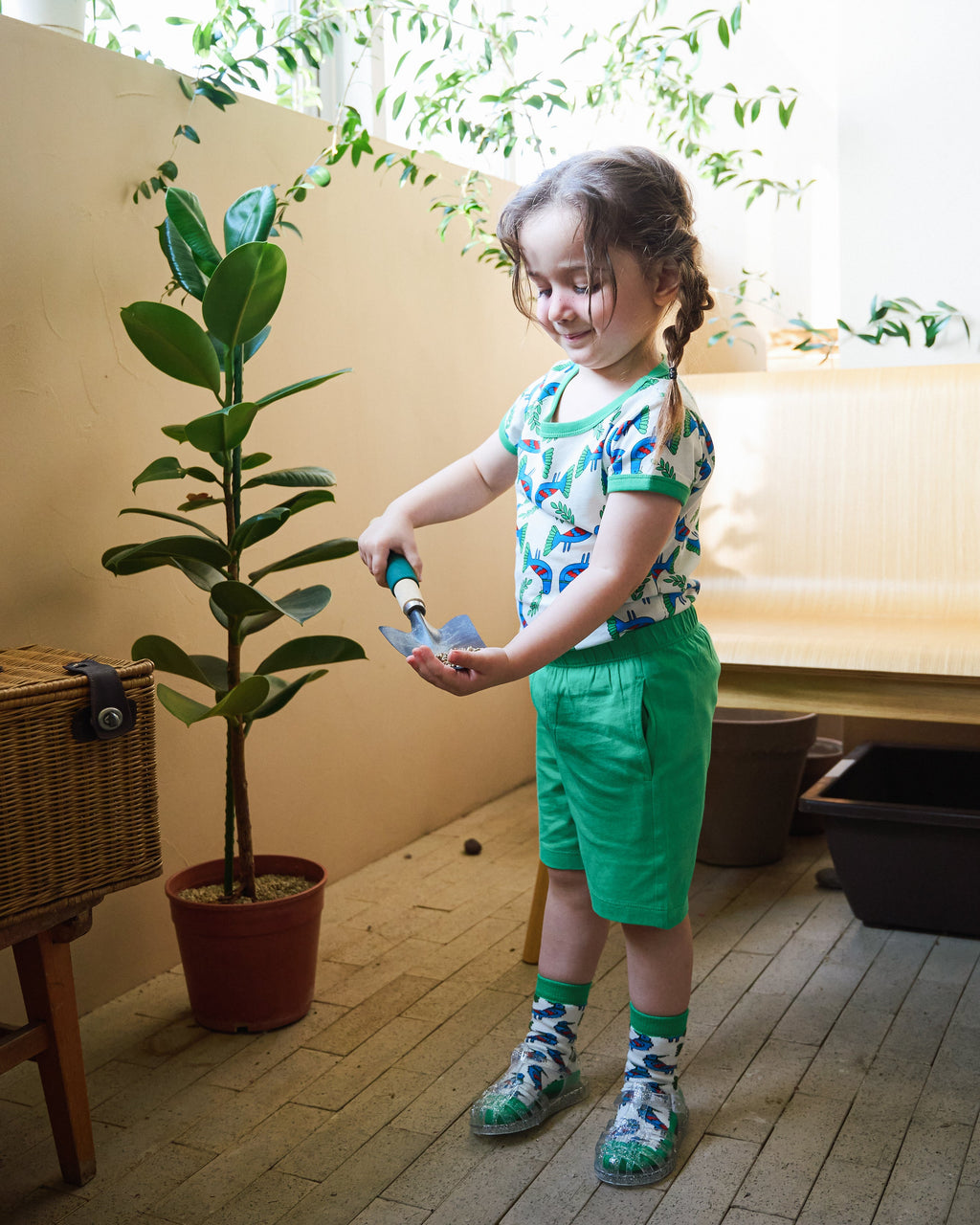 organic cotton - Frankie Socks - Blue Bird - Socks - Ameelo - baby kids clothing