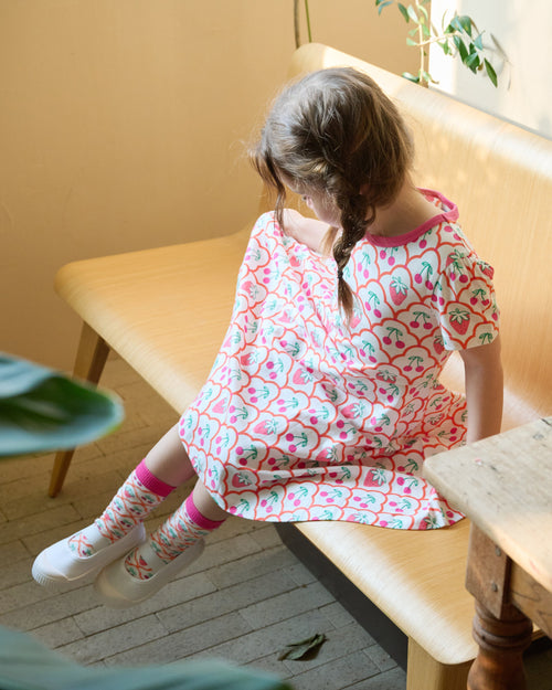 organic cotton - Frankie Socks - Cherry Berry - Socks - Ameelo - baby kids clothing