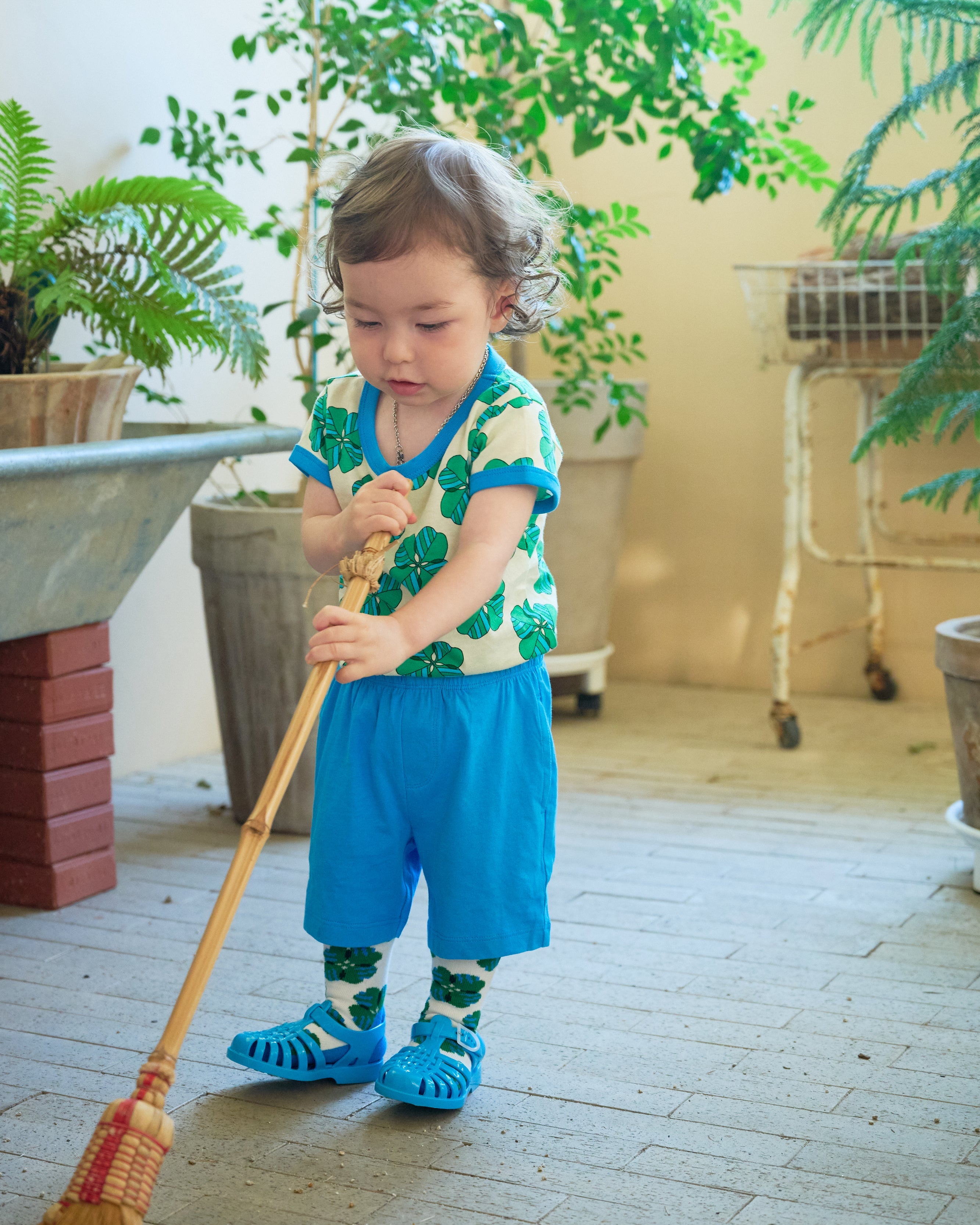 organic cotton - Frankie Socks - Spring Clover - Socks - Ameelo - baby kids clothing