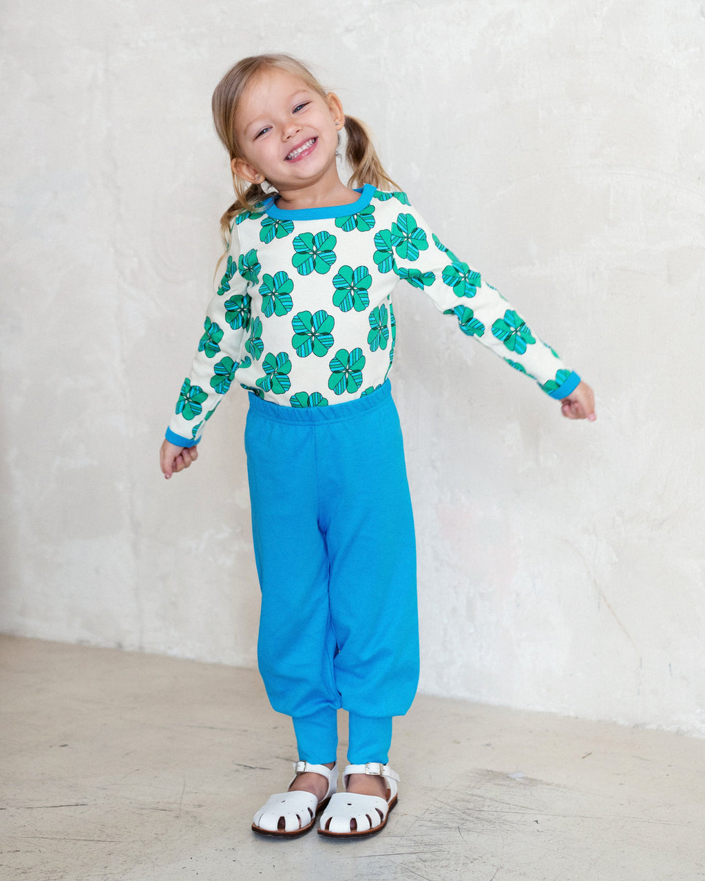 organic cotton - Hayden Pants - Blue - Pants - Ameelo - baby kids clothing