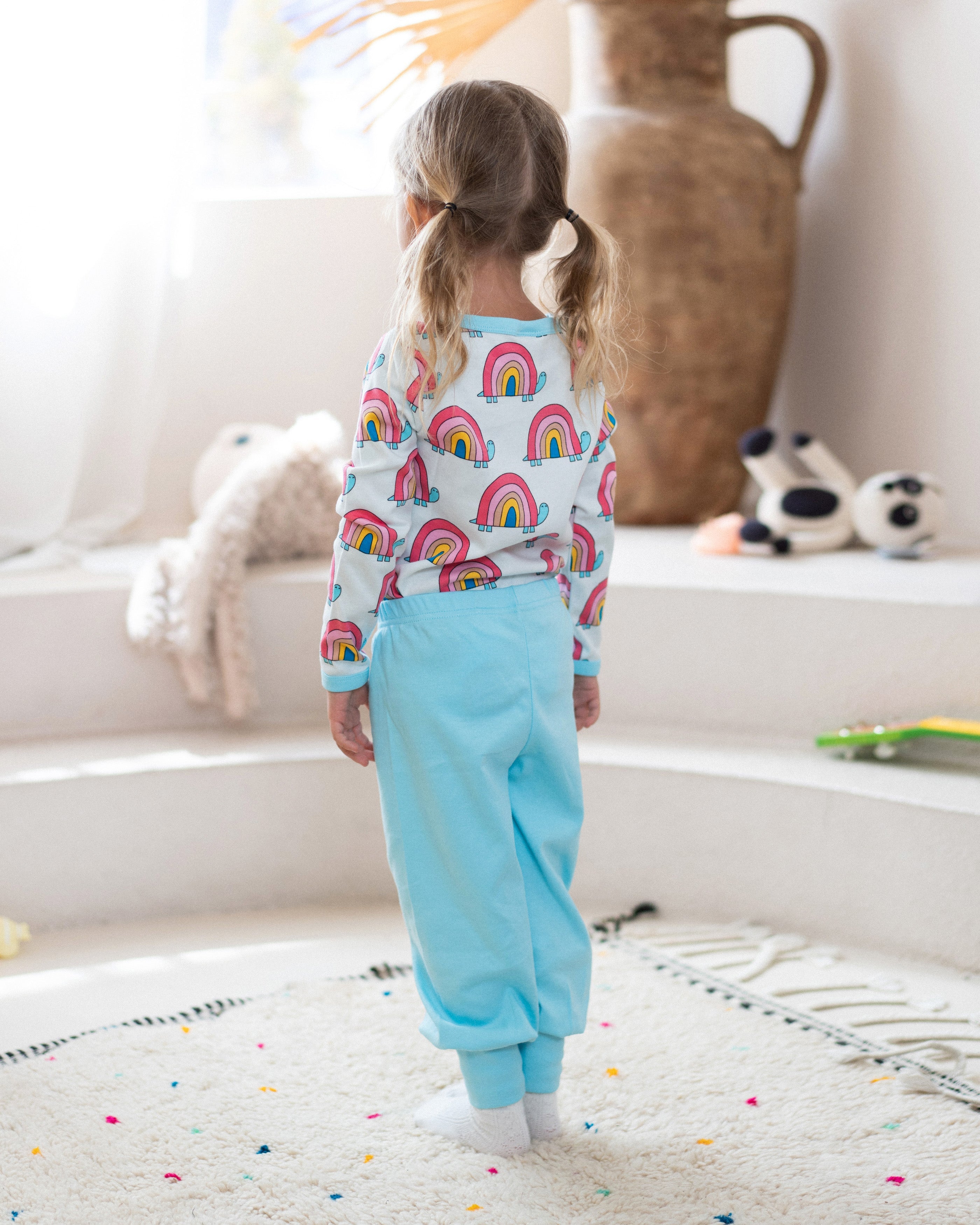 organic cotton - Hayden Pants - Mint - Pants - Ameelo - baby kids clothing