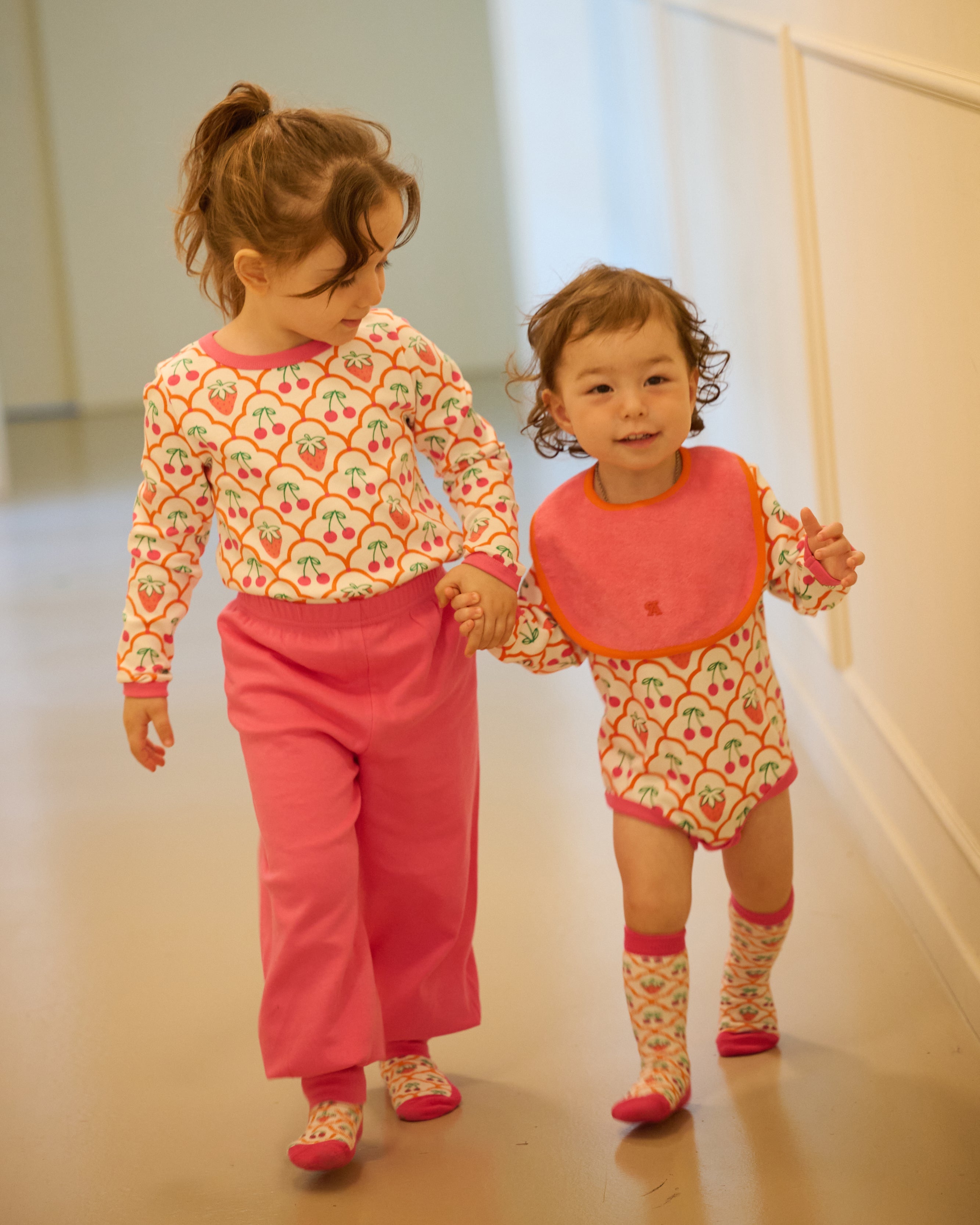 organic cotton - Jayden Pants - Pink - Pants - Ameelo - baby kids clothing