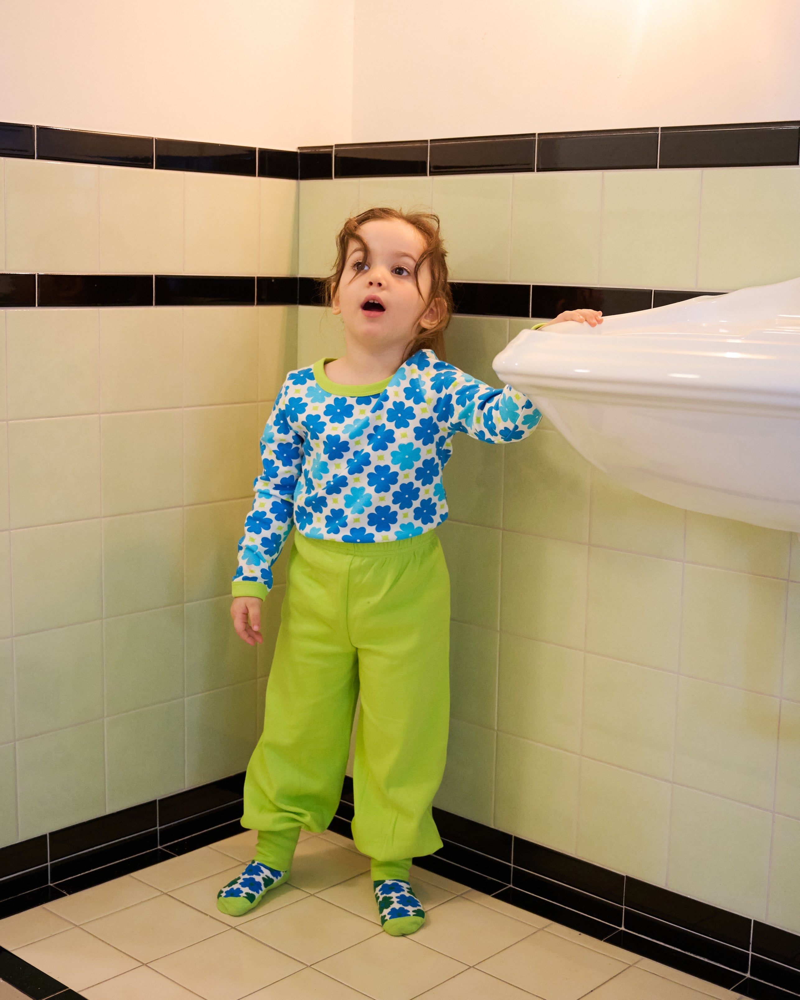 organic cotton - Jayden Pants - Yellow Green - Pants - Ameelo - baby kids clothing