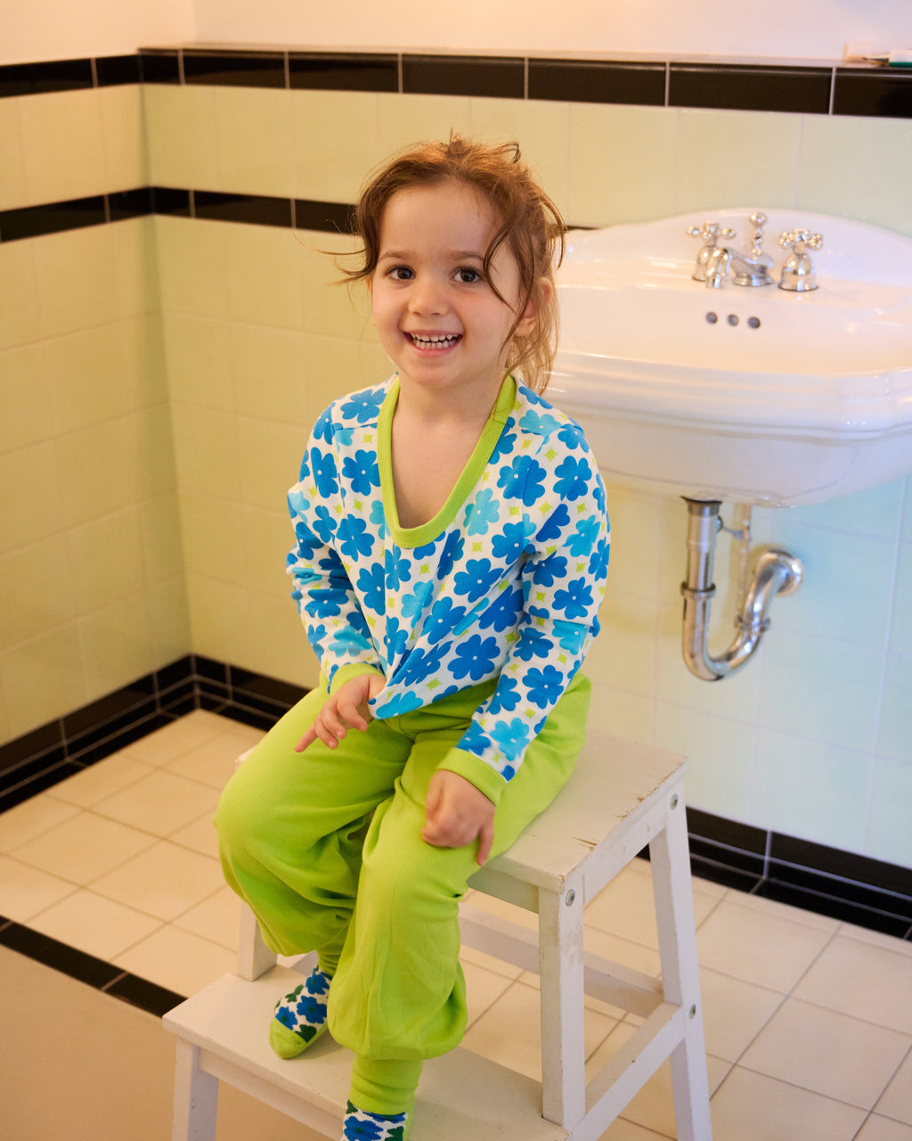 organic cotton - Jayden Pants - Yellow Green - Pants - Ameelo - baby kids clothing