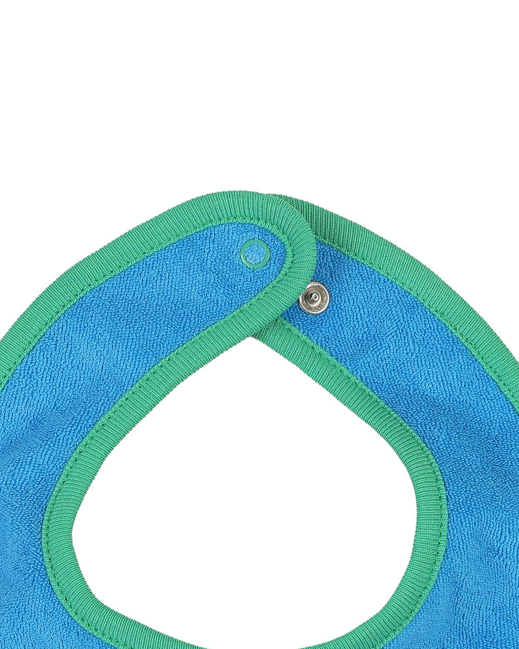 organic cotton - Joey Reversable Bib - Blue & Green - Bib - Ameelo - baby kids clothing