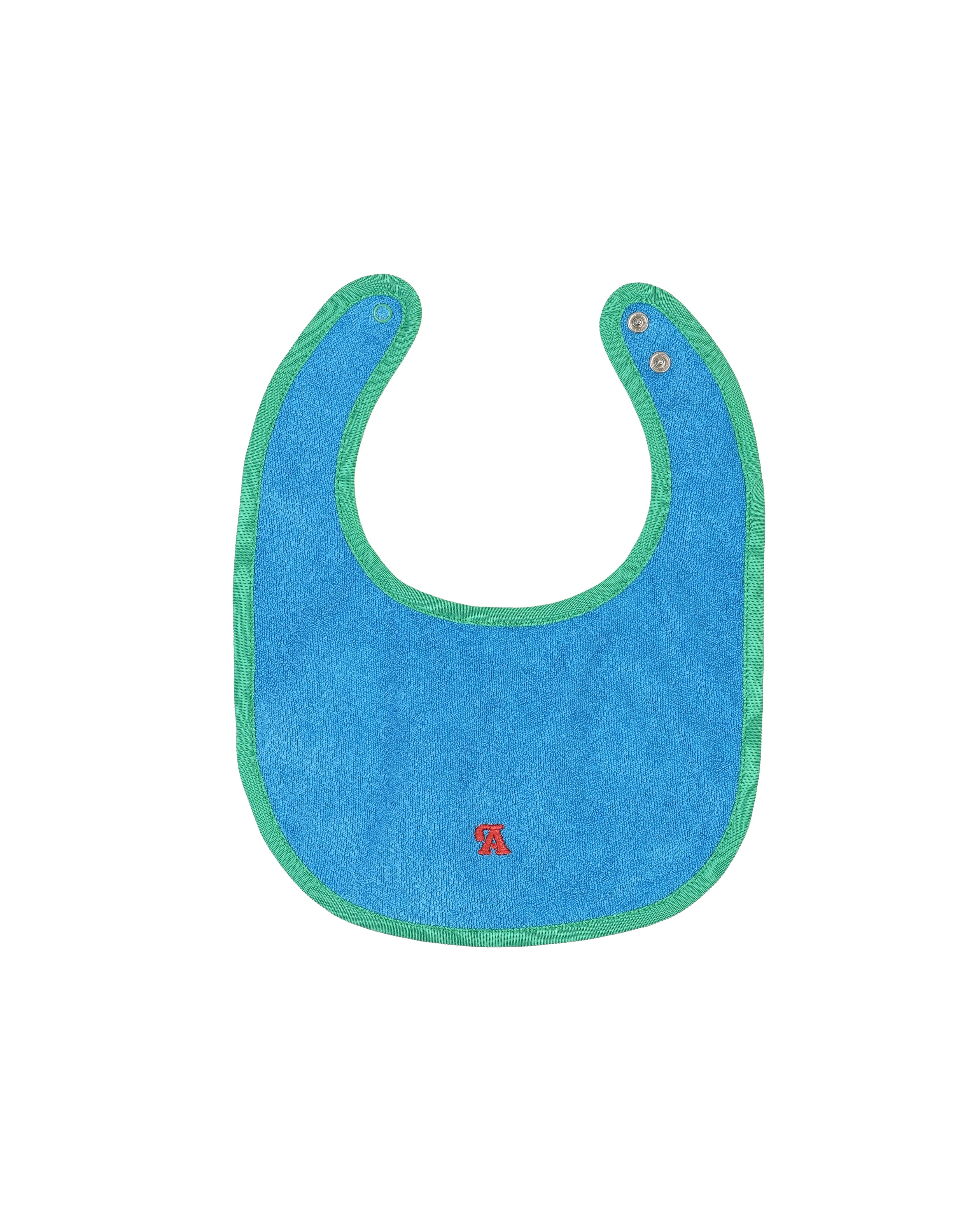 organic cotton - Joey Reversable Bib - Blue & Green - Bib - Ameelo - baby kids clothing