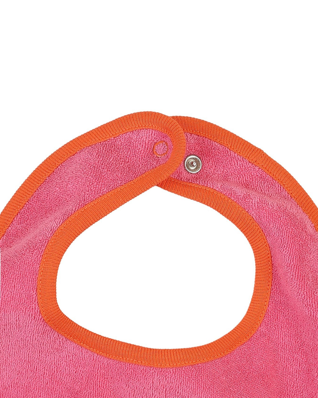 organic cotton - Joey Reversable Bib - Pink & Orange - Bib - Ameelo - baby kids clothing