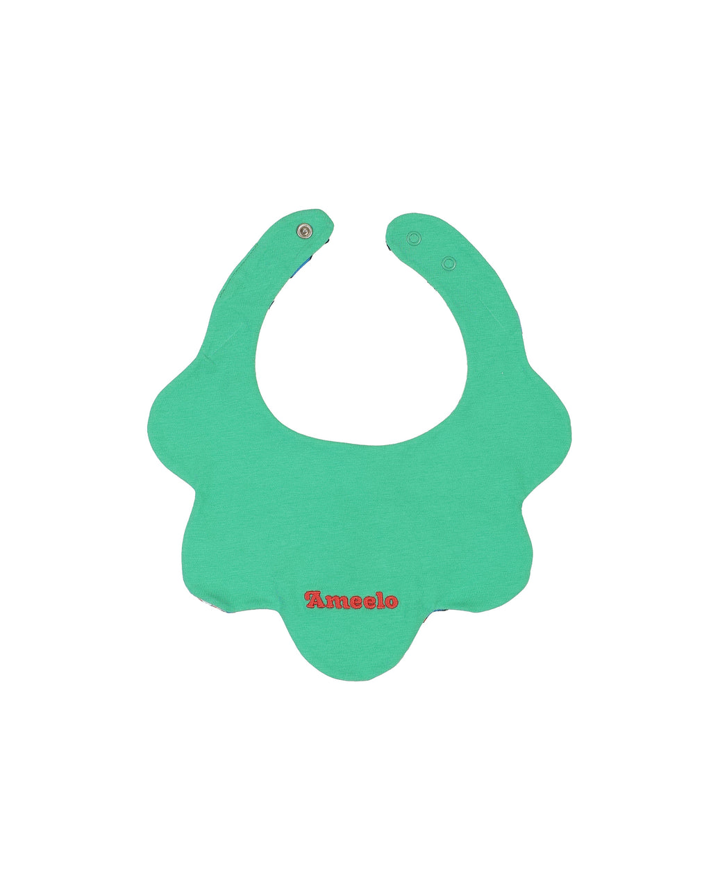 organic cotton - Jules Reversable Bib - Blue Bird & Green - Bib - Ameelo - baby kids clothing