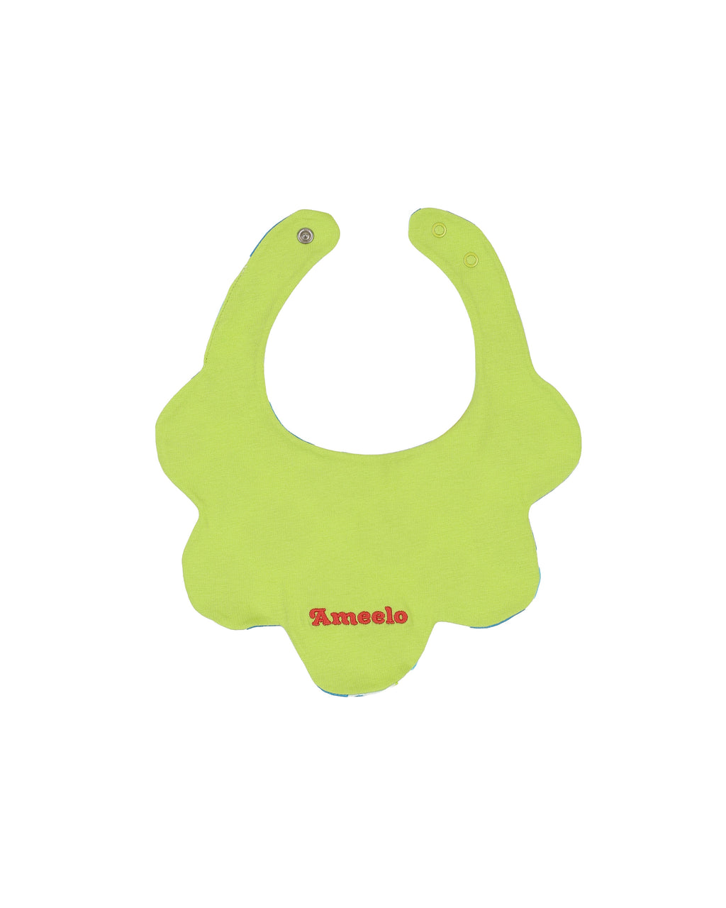 organic cotton - Jules Reversable Bib - Sky Clover & Yellow Green - Bib - Ameelo - baby kids clothing