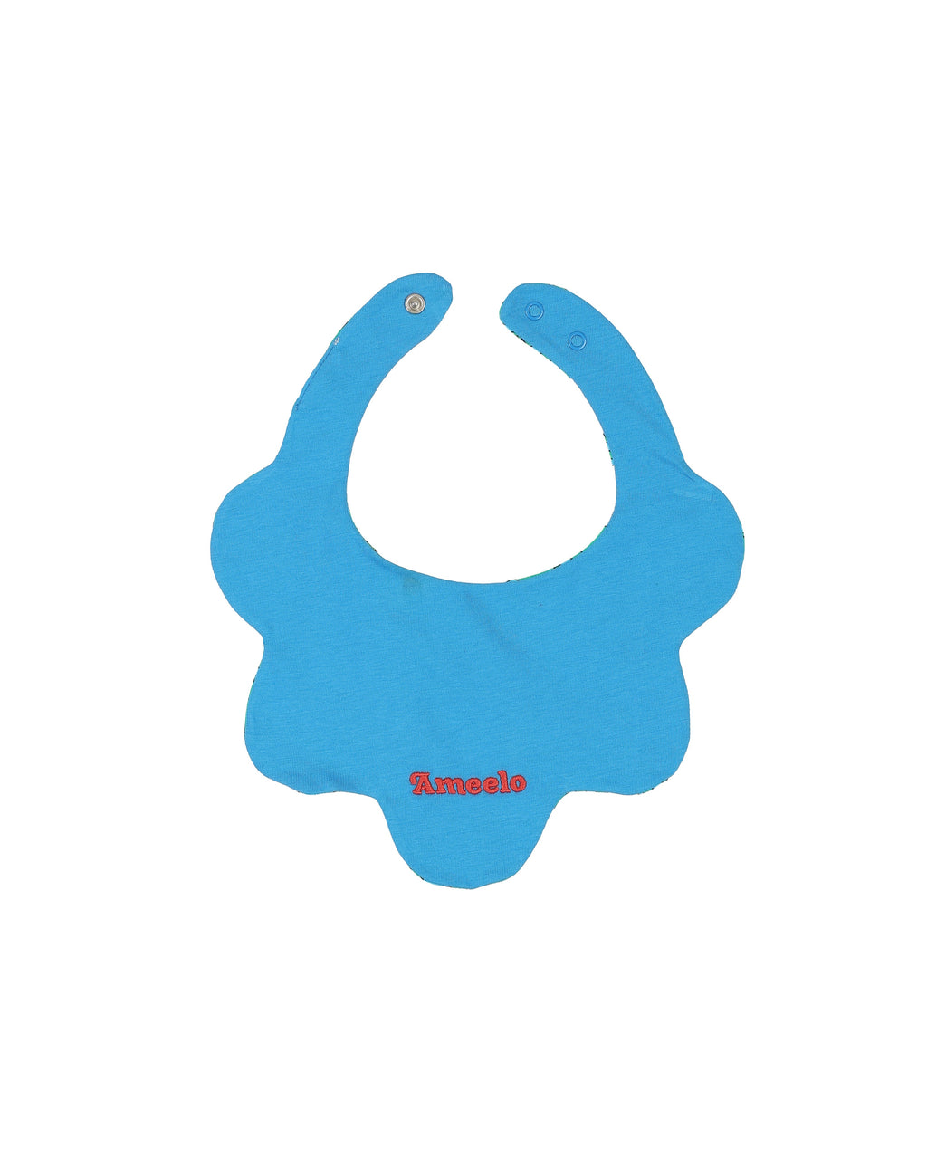 organic cotton - Jules Reversable Bib - Spring Clover & Blue - Bib - Ameelo - baby kids clothing