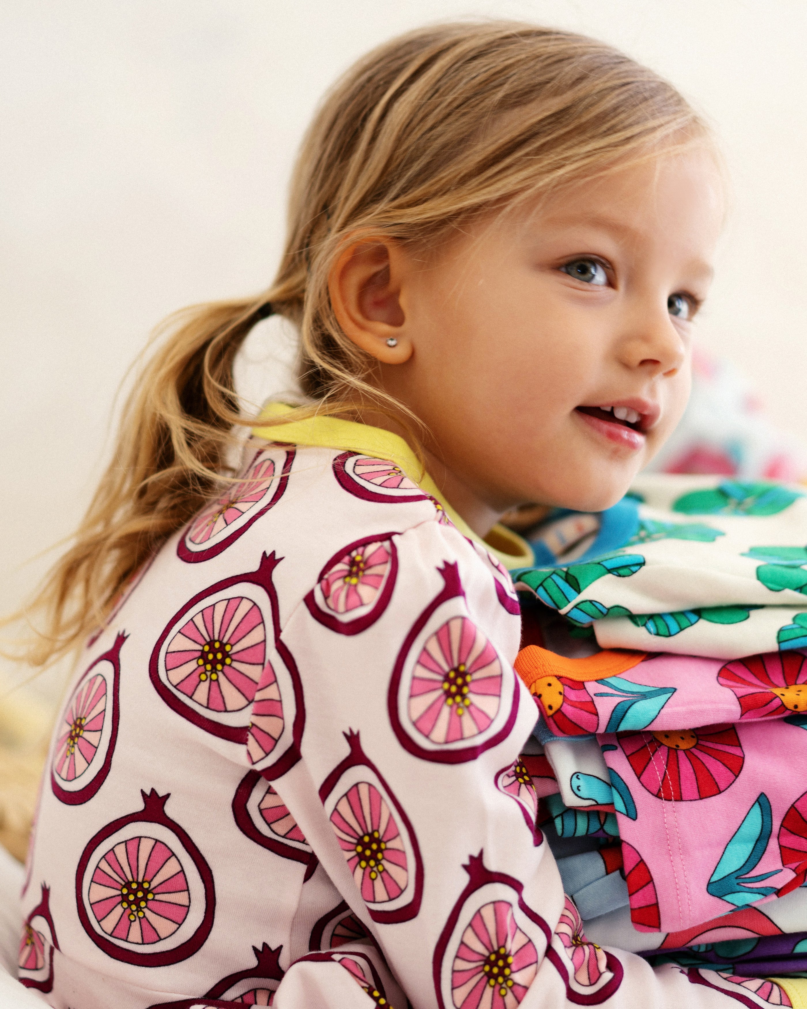 organic cotton - Mia Dress - Pomegranate - Dress - Ameelo - baby kids clothing