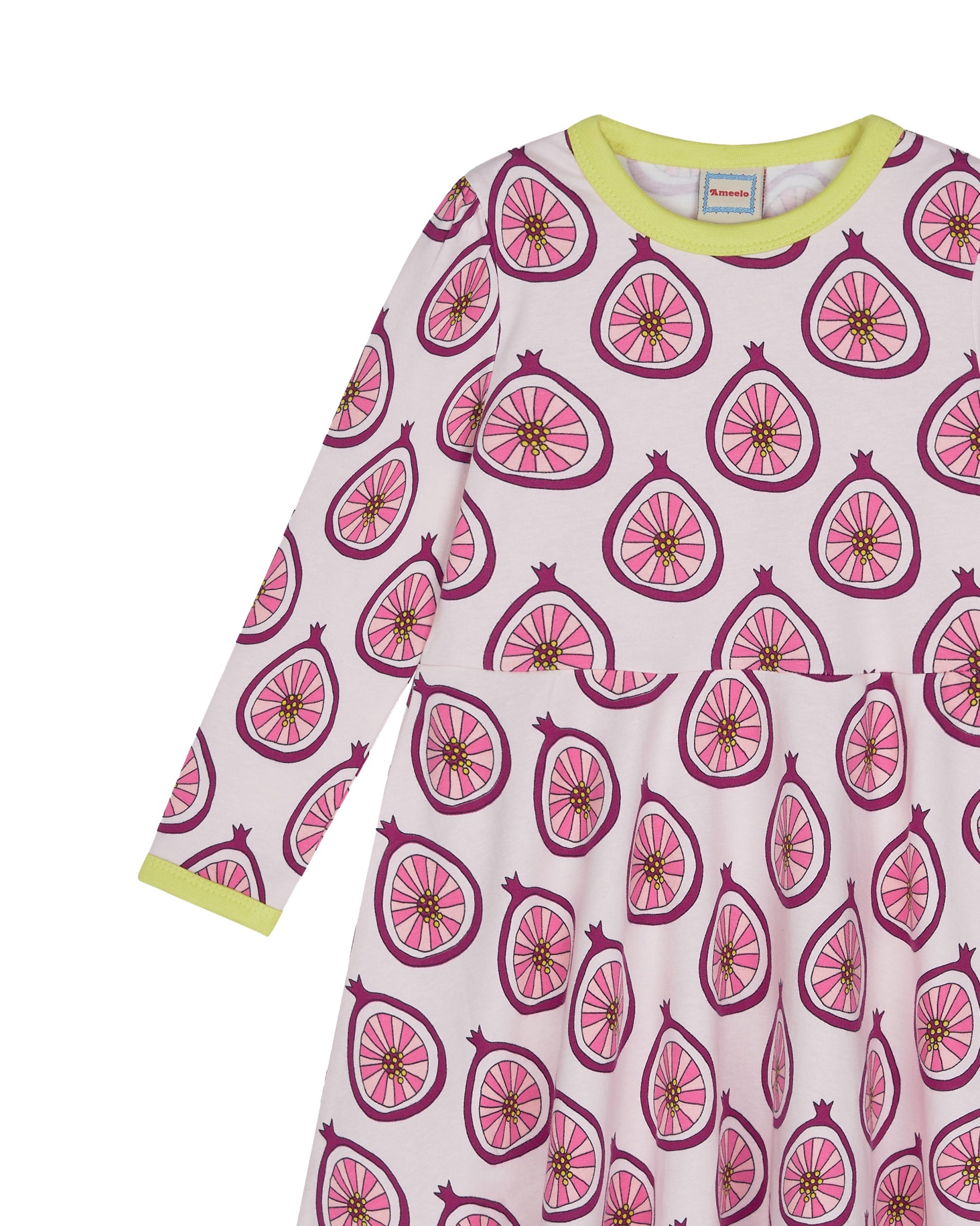 organic cotton - Mia Dress - Pomegranate - Dress - Ameelo - baby kids clothing