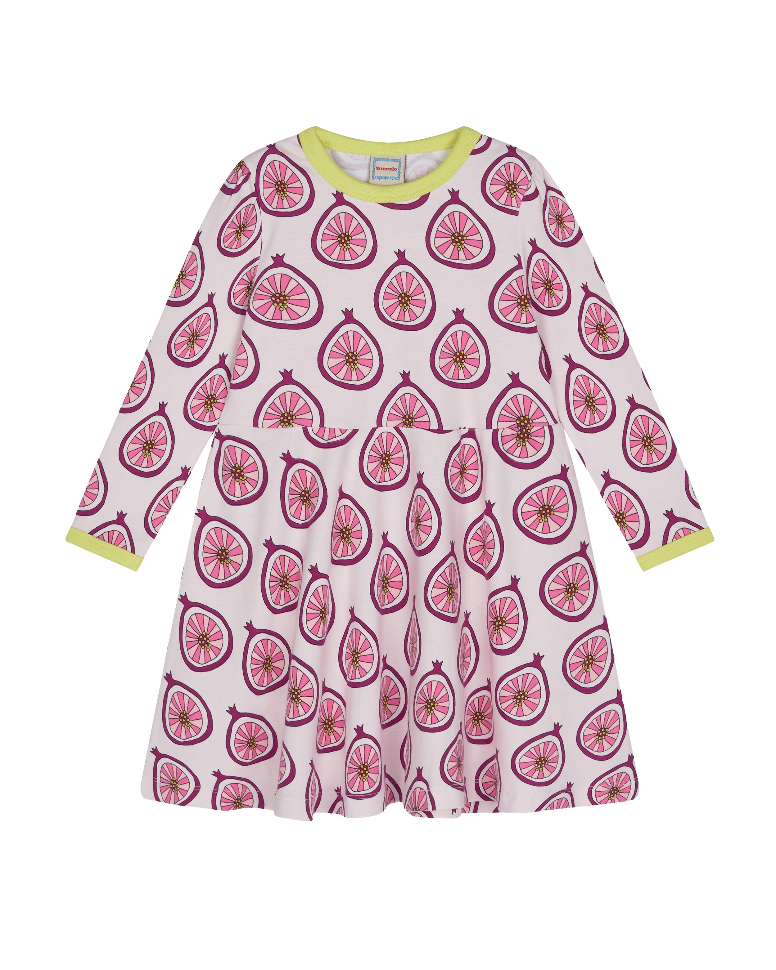 organic cotton - Mia Dress - Pomegranate - Dress - Ameelo - baby kids clothing