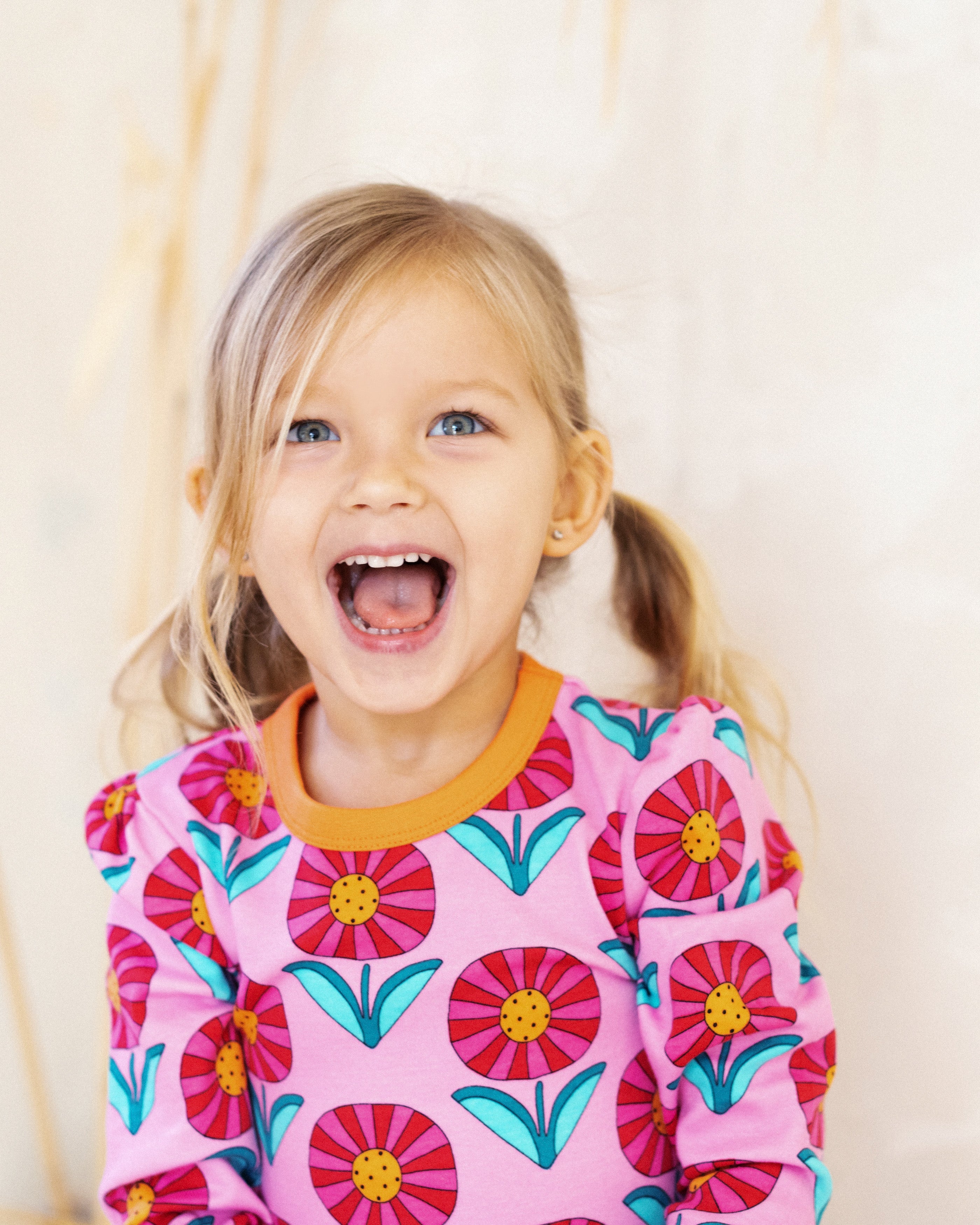 organic cotton - Mia Dress - Sunny Flower - Dress - Ameelo - baby kids clothing