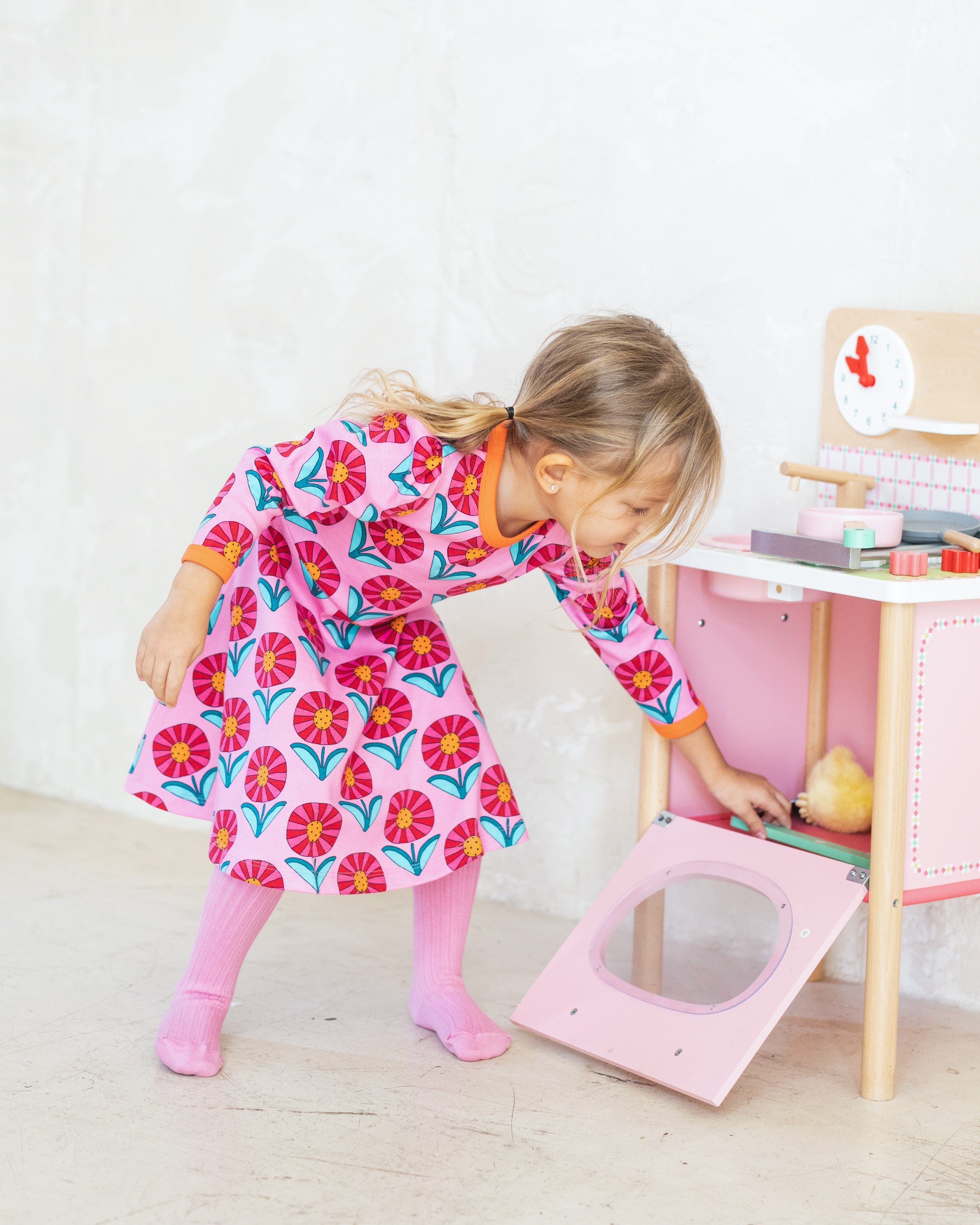organic cotton - Mia Dress - Sunny Flower - Dress - Ameelo - baby kids clothing