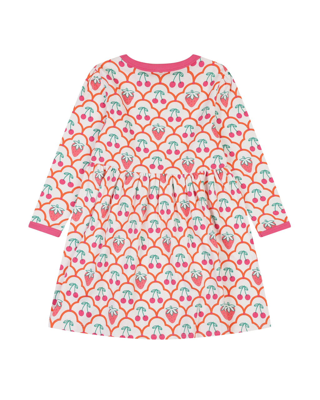 organic cotton - Ayla Dress - Cherry Berry - Dress - Ameelo - baby kids clothing