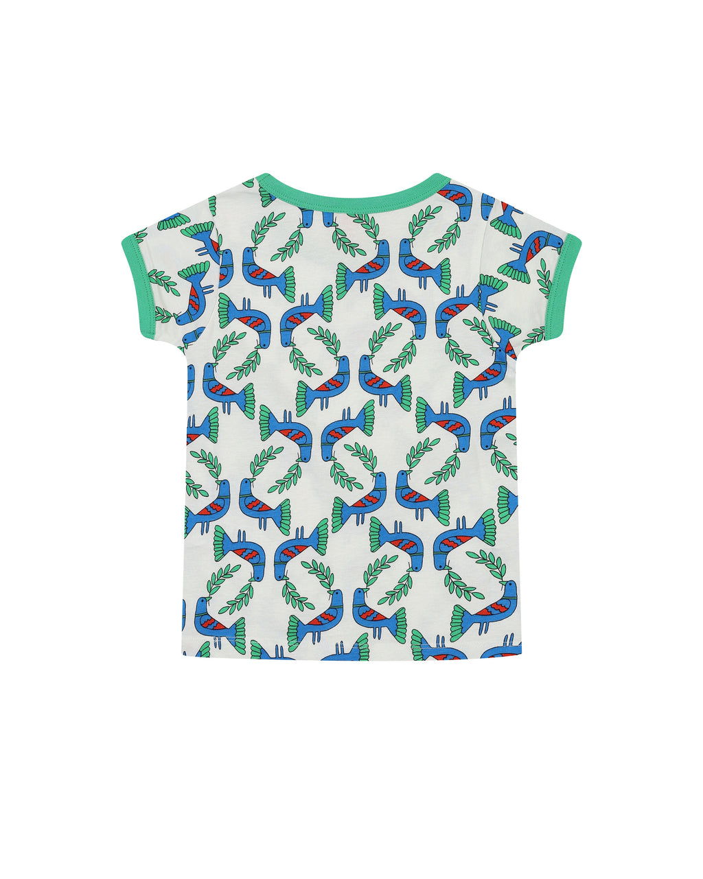 organic cotton - Cody Short Sleeve T-Shirt - Blue Bird - T-Shirt - Ameelo - baby kids clothing